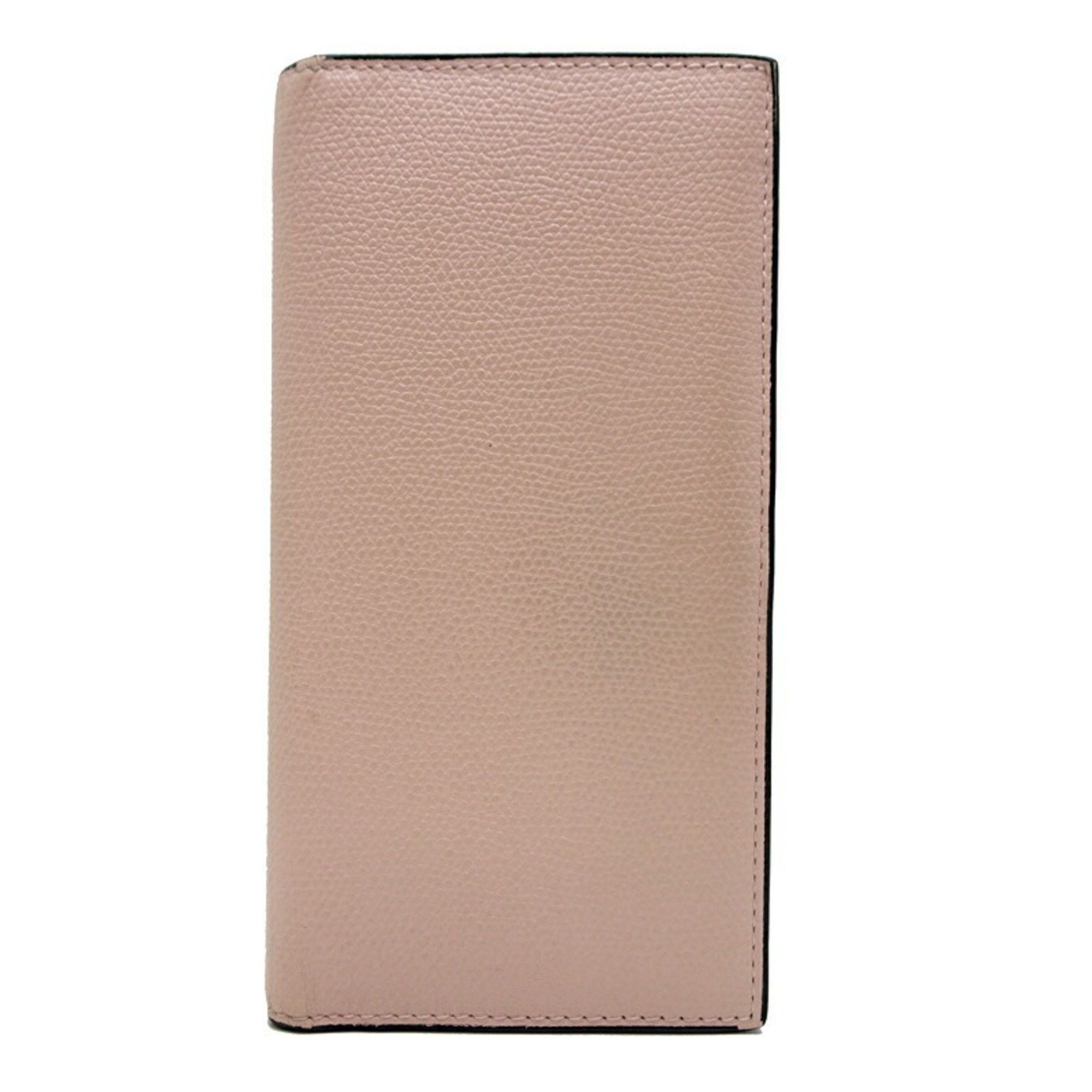 Valextra Valextra Vertical Wallet, Women's Bifold Leather Pink Size ONE SIZE - 1 Thumbnail