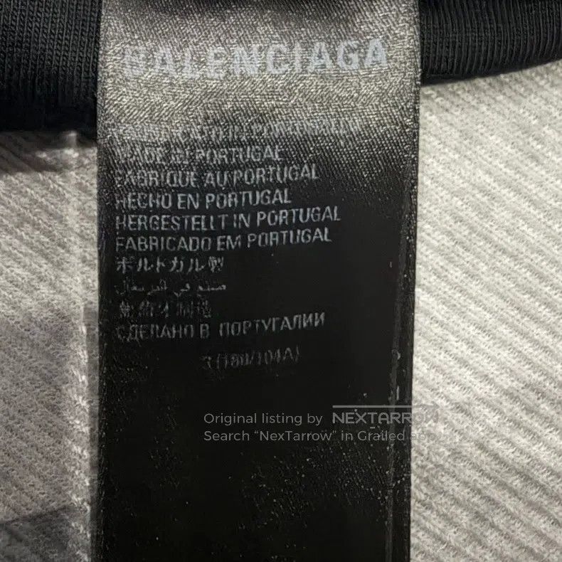 Balenciaga Balenciaga Double Portrait Multinational Flag Print Black Size US L / EU 52-54 / 3 - 5 Thumbnail
