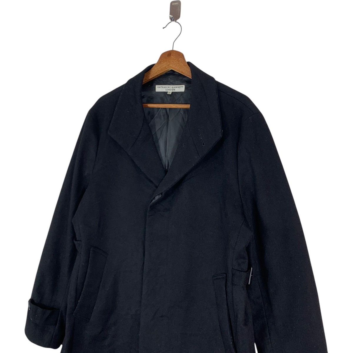 Katharine Hamnett London VINTAGE KATHARINE HAMNETT LONDON WOOL COAT Size XXL / US 16-18 / IT 52-54 - 3 Thumbnail