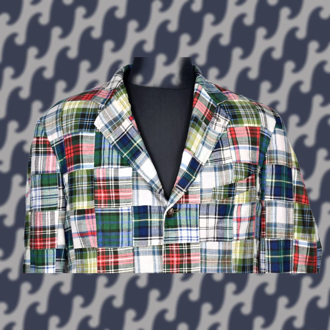 Polo Ralph Lauren Polo Ralph Lauren Jacket XL Men Cotton Multicolor Patchwork Sport Coat Blazer Cardigan? Size US XL / EU 56 / 4 - 1 Thumbnail