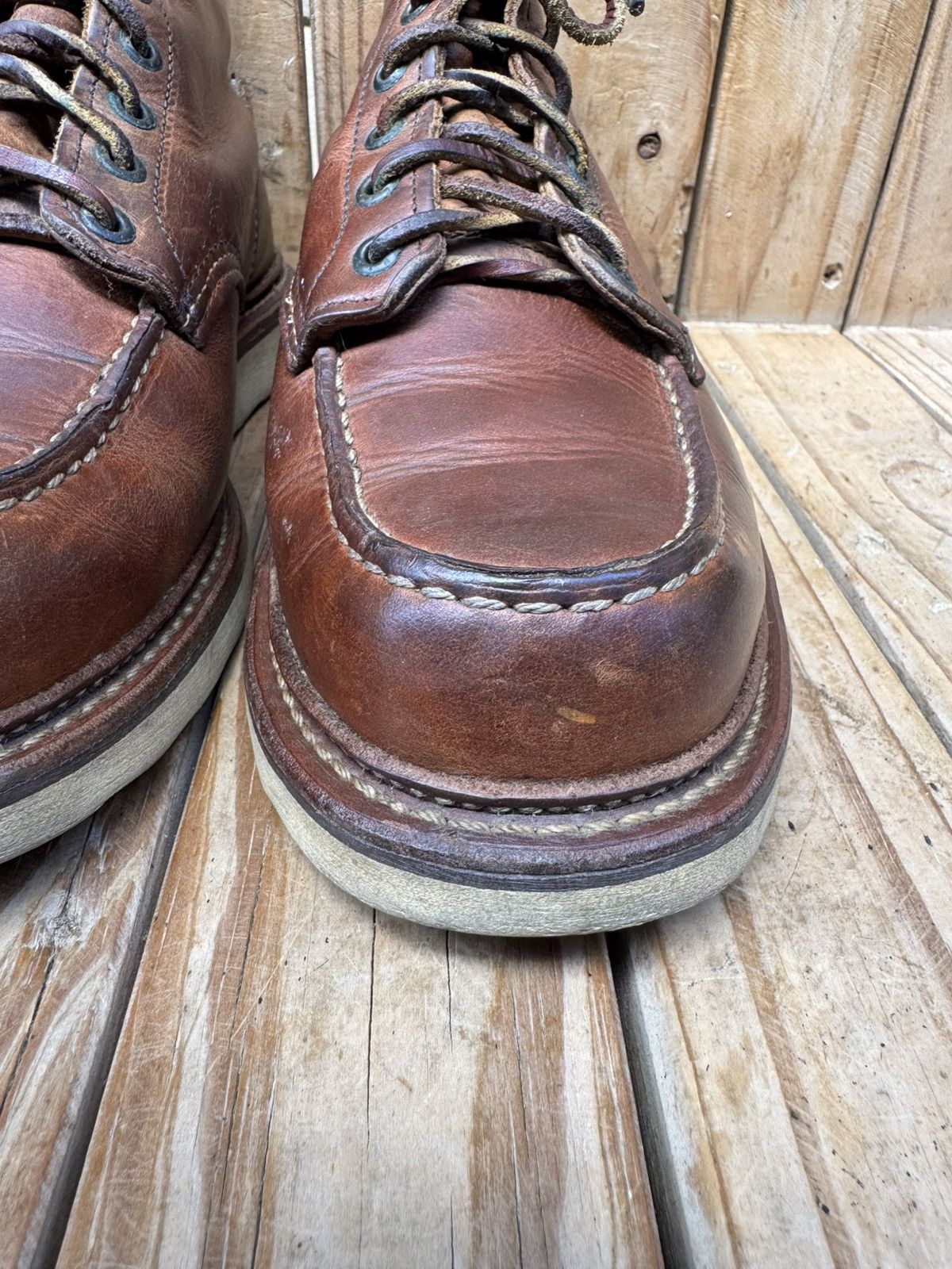 Red Wing Red Wing 1907 Copper Rough Brown Boots UK 7.5 D | EUR 41.5 Size US 8.5 / EU 41-42 - 9 Thumbnail