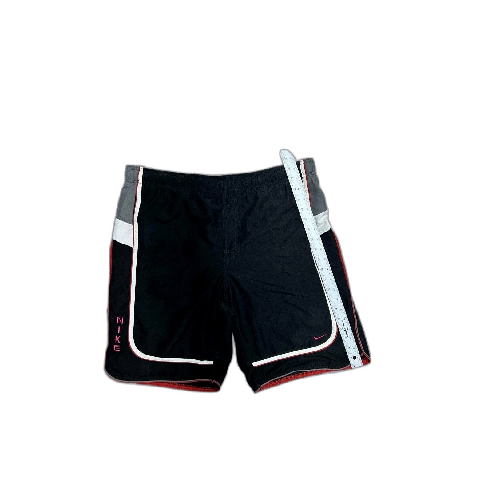 Nike NIKE Y2K Swim Trunks Shorts Mens Medium Mesh Lined Spell Out Size US 26 / EU 42 - 4 Thumbnail