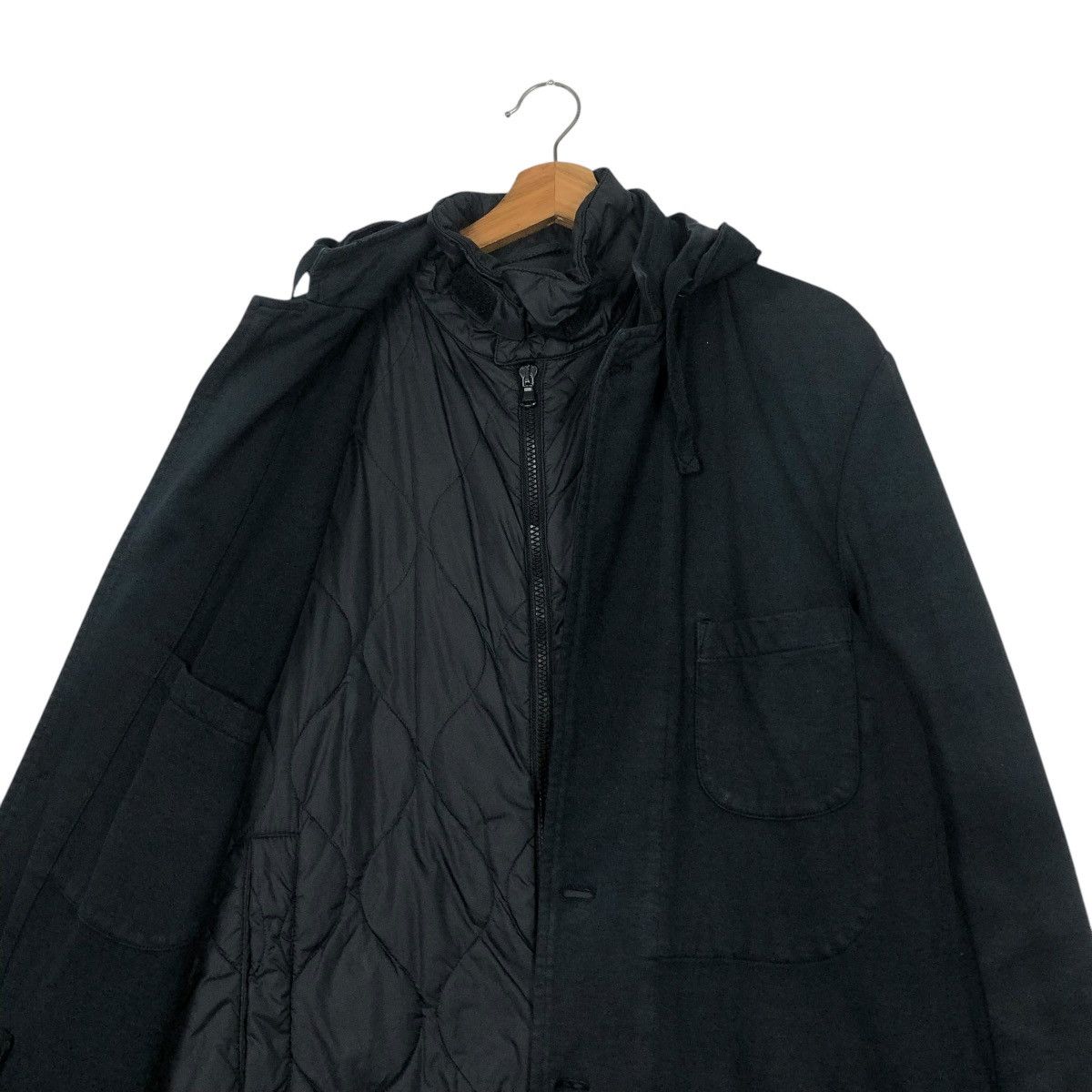 Yohji Yamamoto 🔥VINTAGE Y’S ASPESI YOHJI YAMAMOTO DOUBLE LAYER BIKER JACKET Size US M / EU 48-50 / 2 - 12 Thumbnail