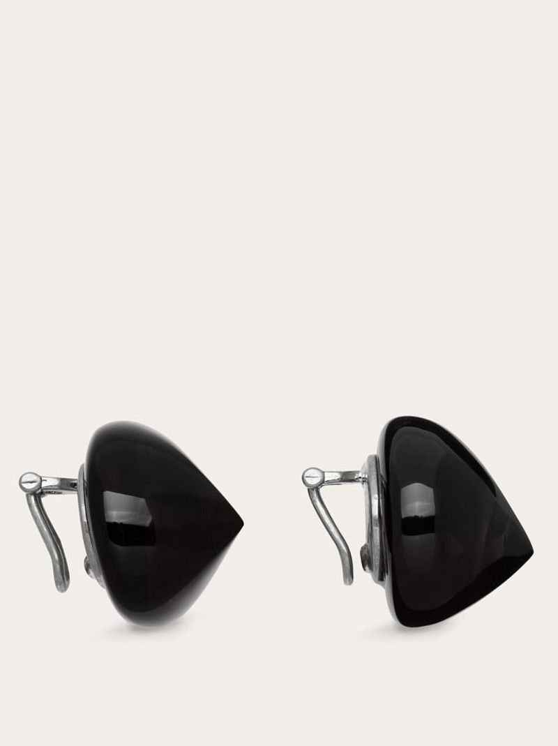 Salvatore Ferragamo o1y0426 Size : OS / Earrings in Black Size ONE SIZE - 3 Thumbnail