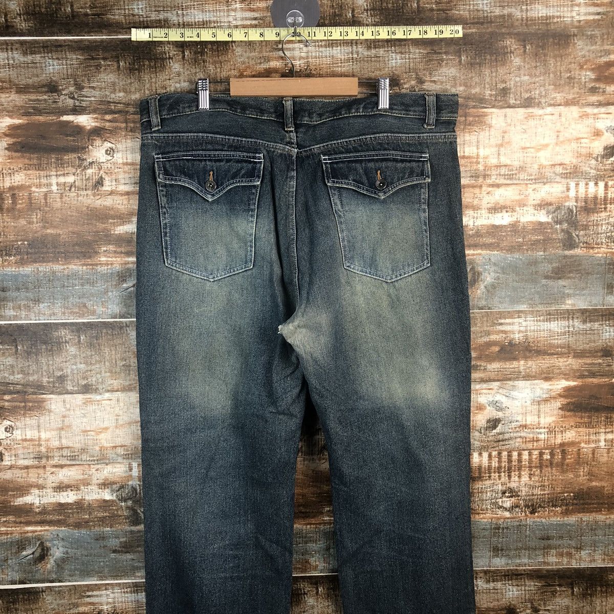 Japanese Brand DL Johnpoint Jeans Blue Denim Pants #C285 Size US 38 / EU 54 - 13 Thumbnail
