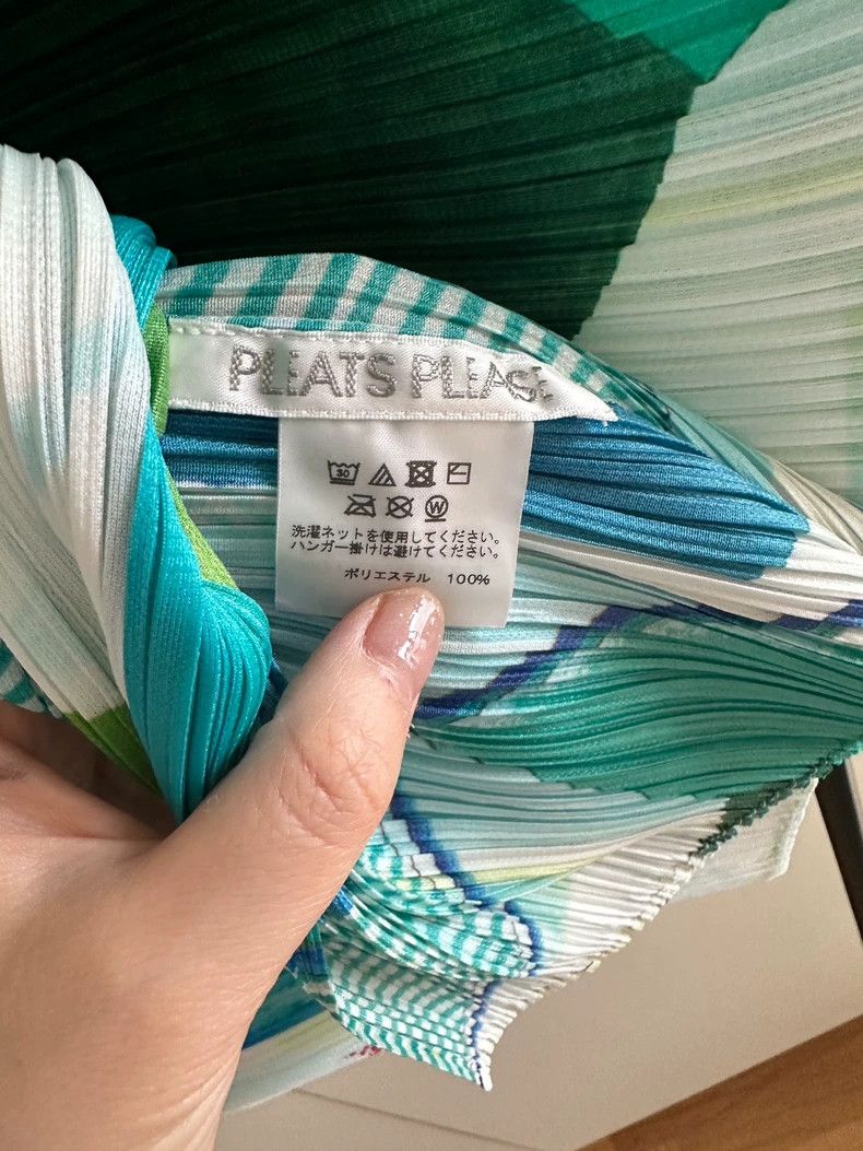 Issey Miyake Issey Miyake size:3 Blue and green striped vest Size M / US 6-8 / IT 42-44 - 3 Thumbnail