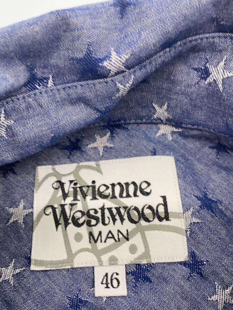 Vivienne Westwood Asymmetrical Collar Star Orb Button Shirt Size US S / EU 44-46 / 1 - 4 Thumbnail
