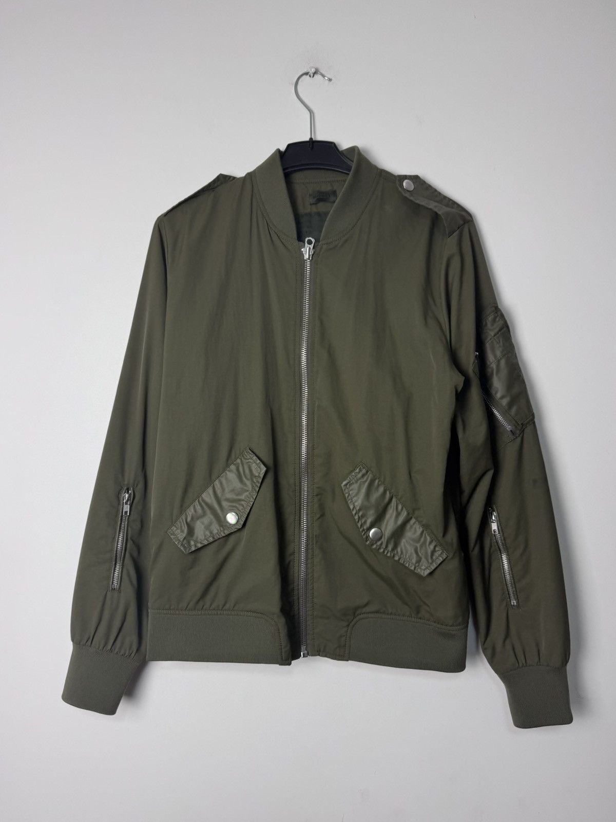 Diesel Diesel Olive Military Bomber Jacket Archive Avant Garde Size US M / EU 48-50 / 2 - 2 Thumbnail