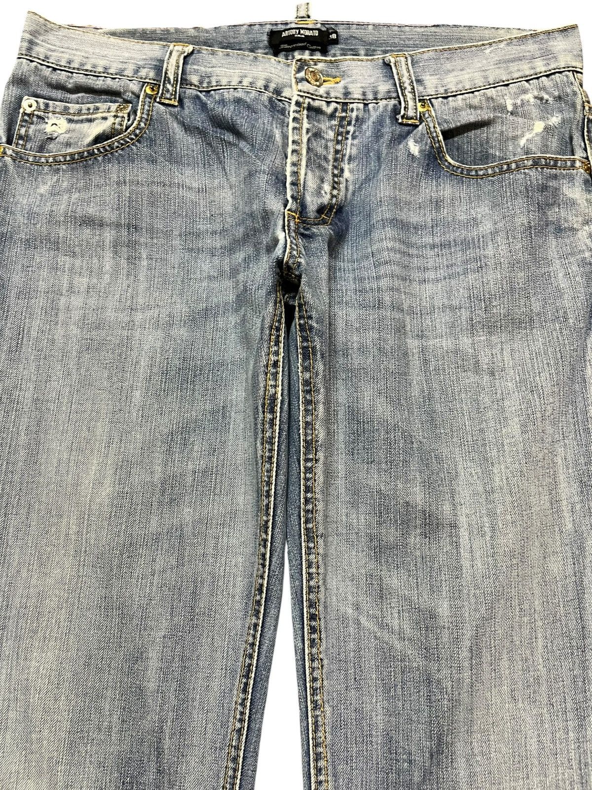 Antony Morato Vintage Anthony Morato Faded Grunge Denim Size US 34 / EU 50 - 2 Thumbnail