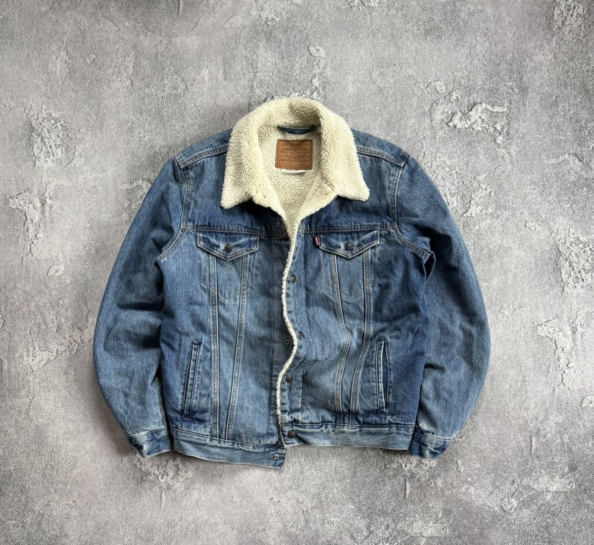 Levi's × Levi's Vintage Clothing × Vintage Levi’s L denim Sherpa jacket lined trucker bomber casual Size US L / EU 52-54 / 3 - 1 Thumbnail