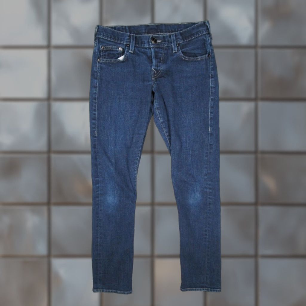 True Religion True Religion Jeans Women 24 Blue Brianna Low Rise Button Fly Denim 28x29 Size 42" / US 20 - 1 Thumbnail