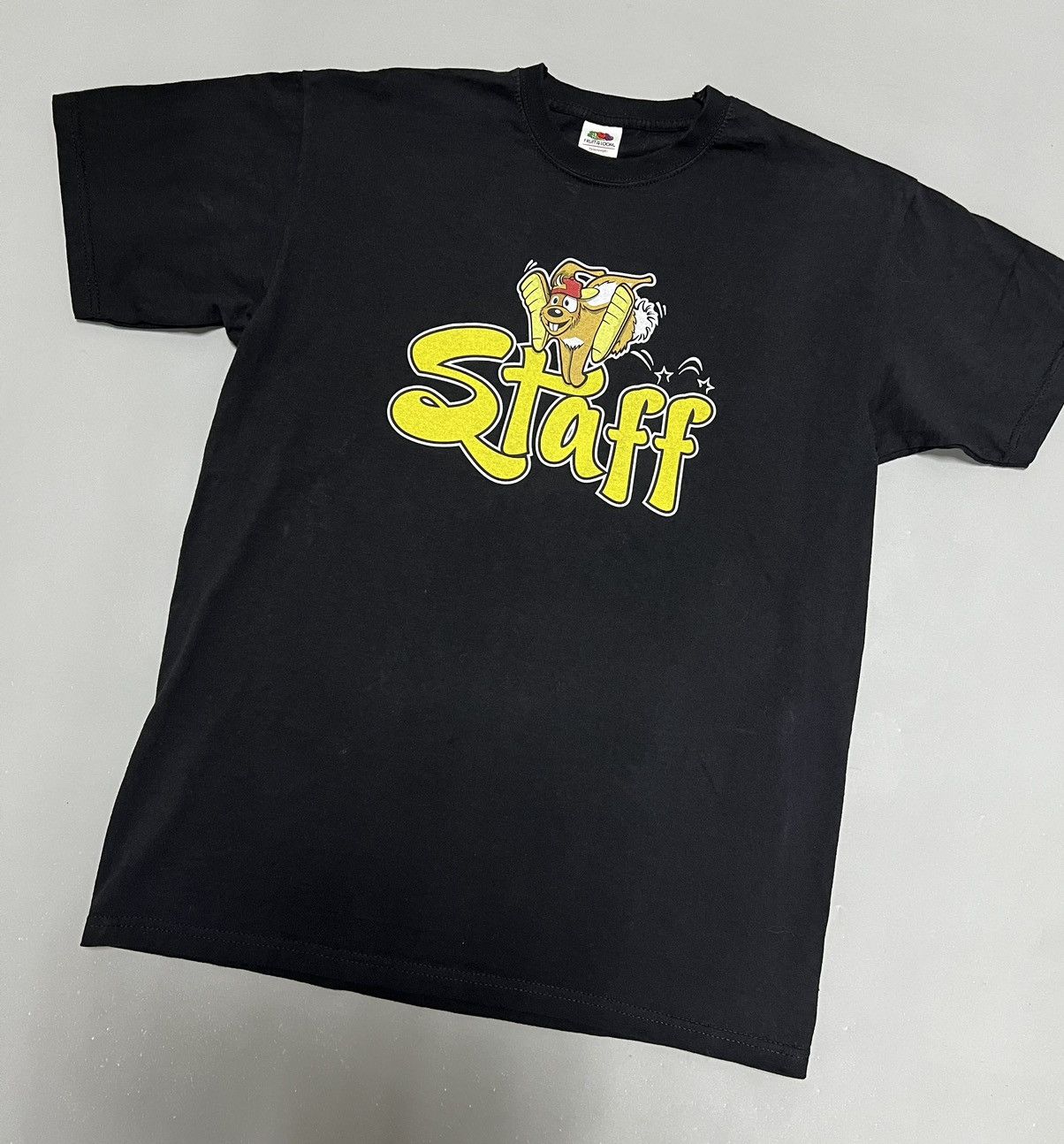 Fruit Of The Loom Vintage “Staff” T-shirt tee fun fruit of the loom Size US M / EU 48-50 / 2 - 3 Thumbnail