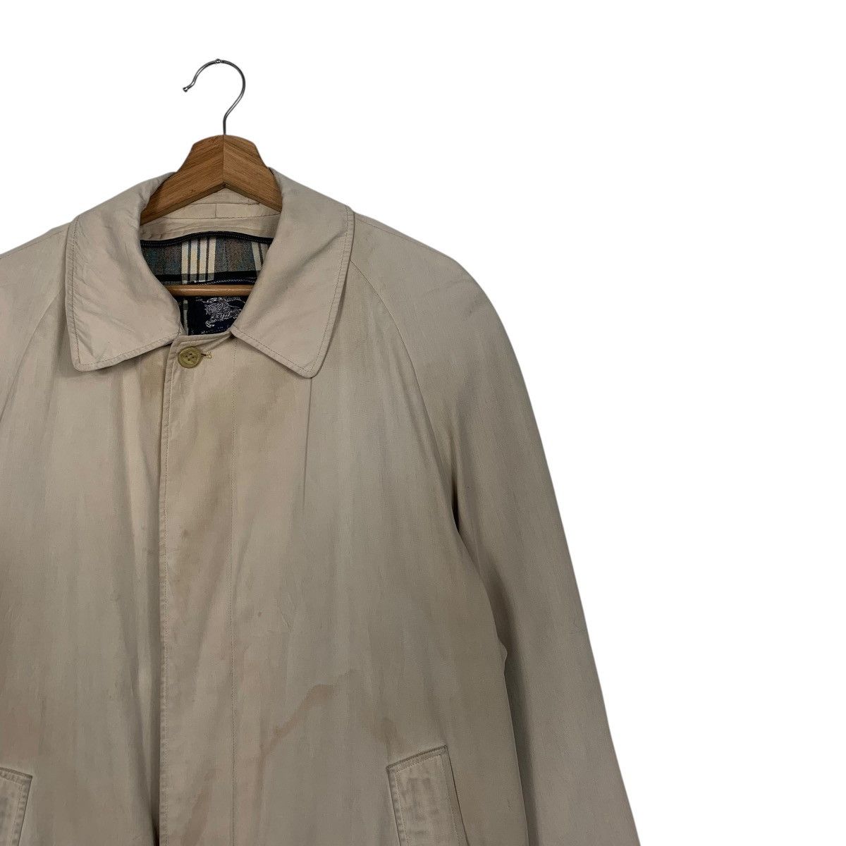 Burberry Vintage Burberrys Nova Check Trench Coat Size US M / EU 48-50 / 2 - 6 Thumbnail