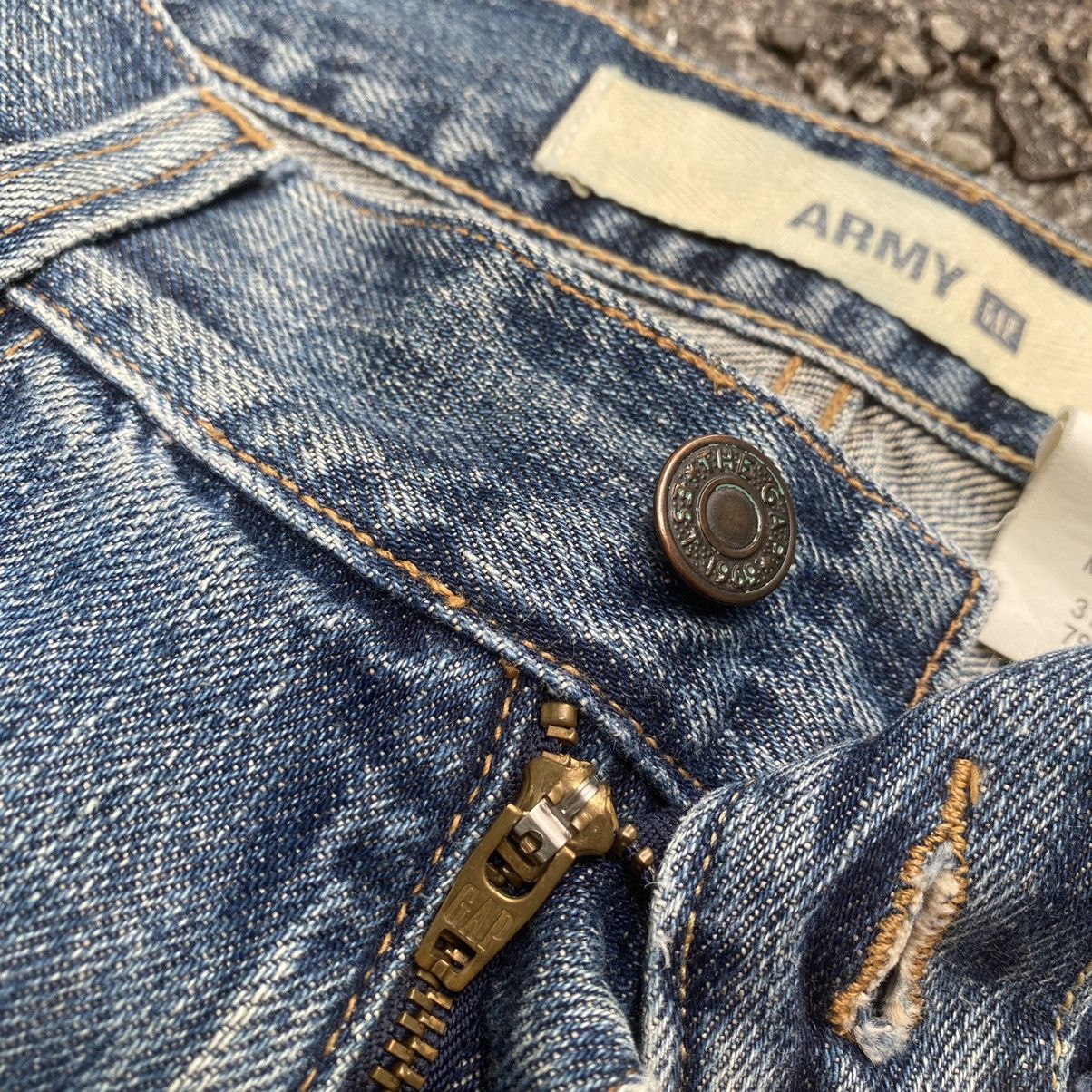 Gap × Vintage Vintage Gap Army Militaire Bush Pants Denim Workwear Size US 31 - 4 Thumbnail