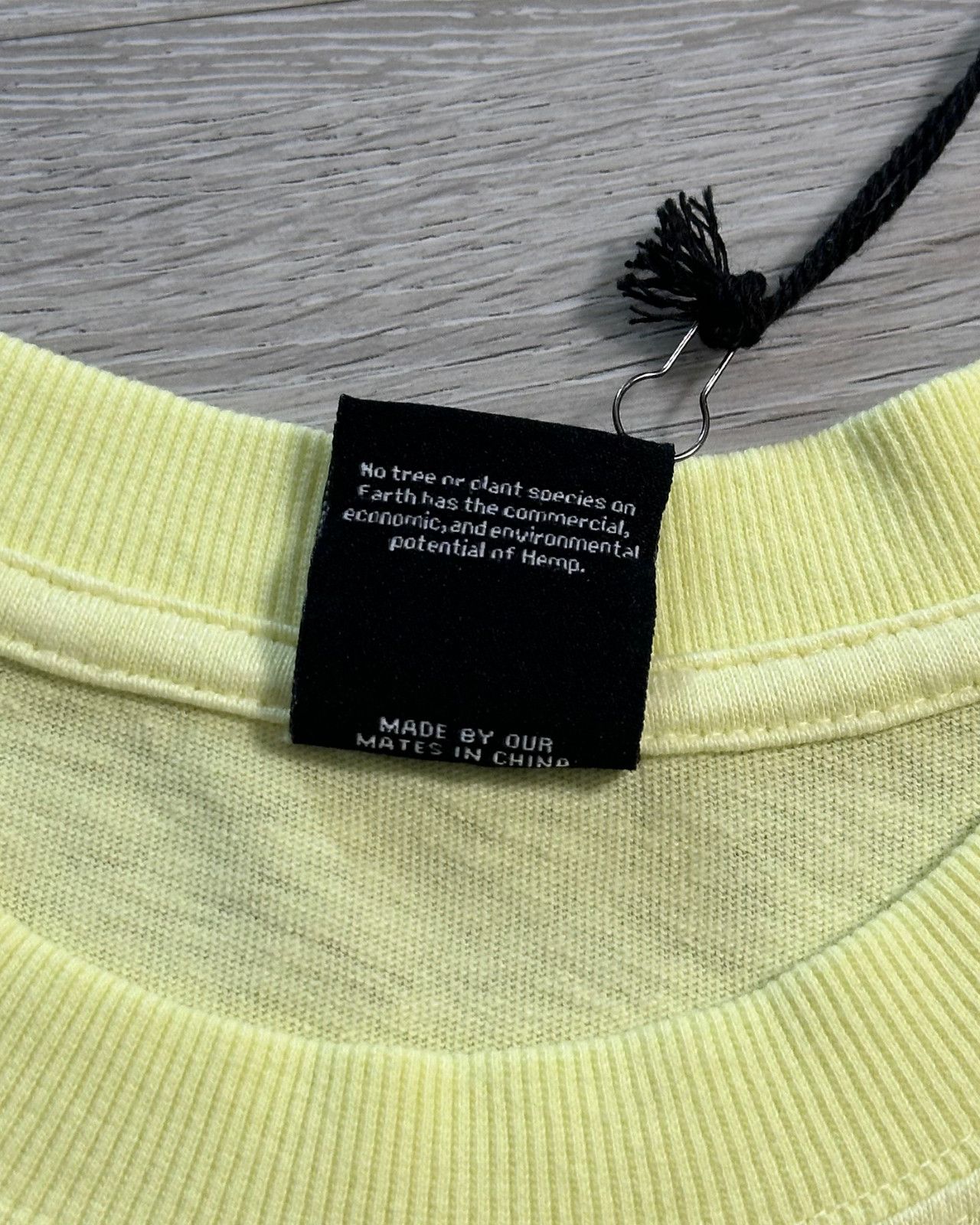 Afends BNWT Afends - Take It Back - Hemp Weed Yellow T-Shirt Medium Size US M / EU 48-50 / 2 - 7 Thumbnail