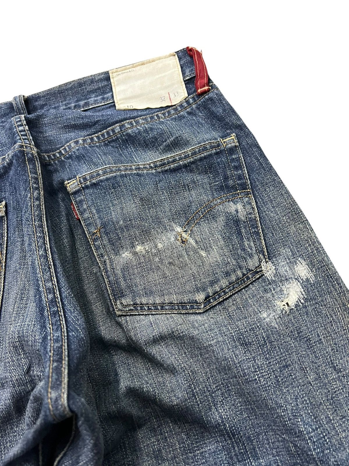Levi's 💥Baggy💥Vintage Levi’s 510 Redlook Distressed Mud Wash Jean Size US 31 - 17 Thumbnail