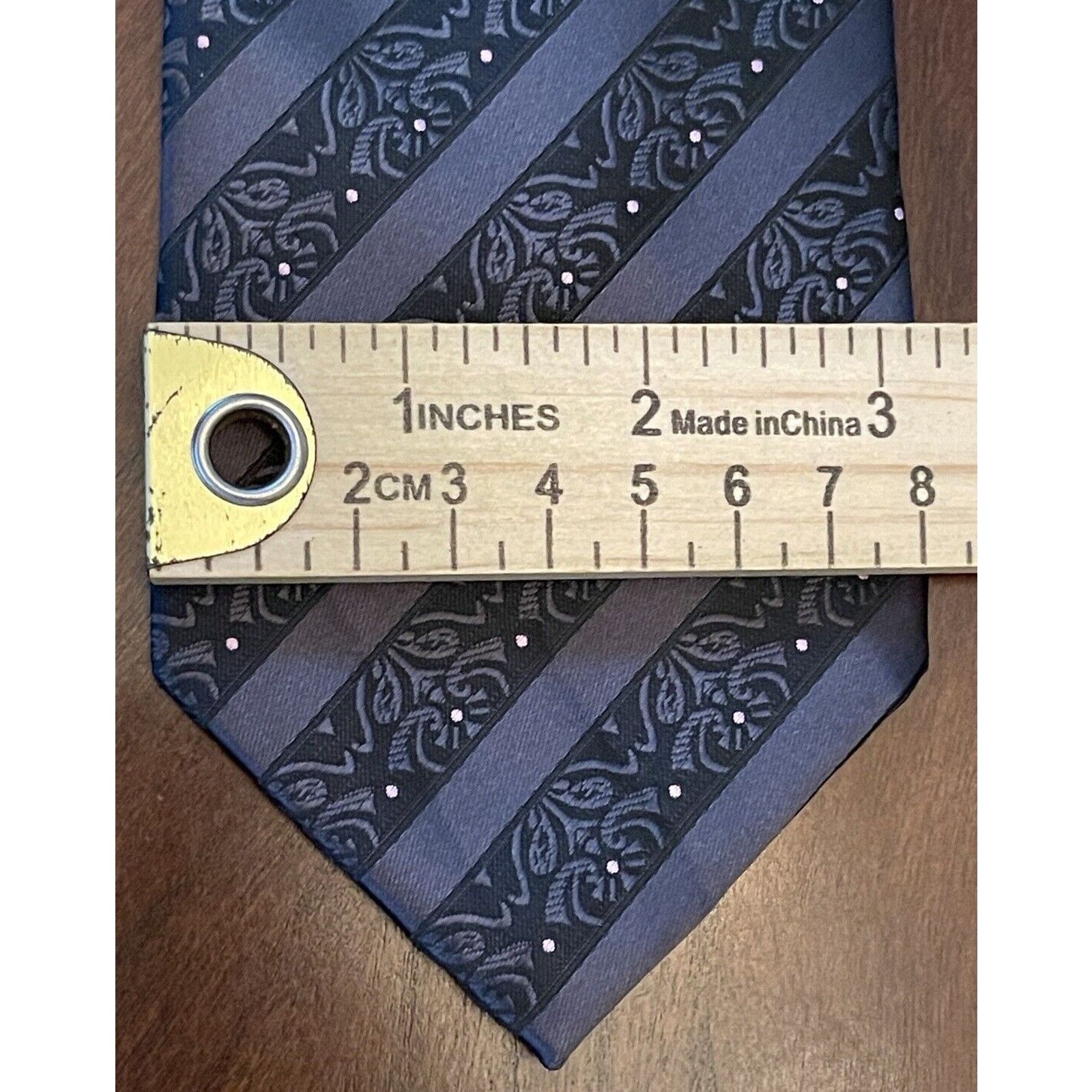 Other Twenty Dollar Tie Black Pink Hand Made 100% Silk Size ONE SIZE - 4 Thumbnail