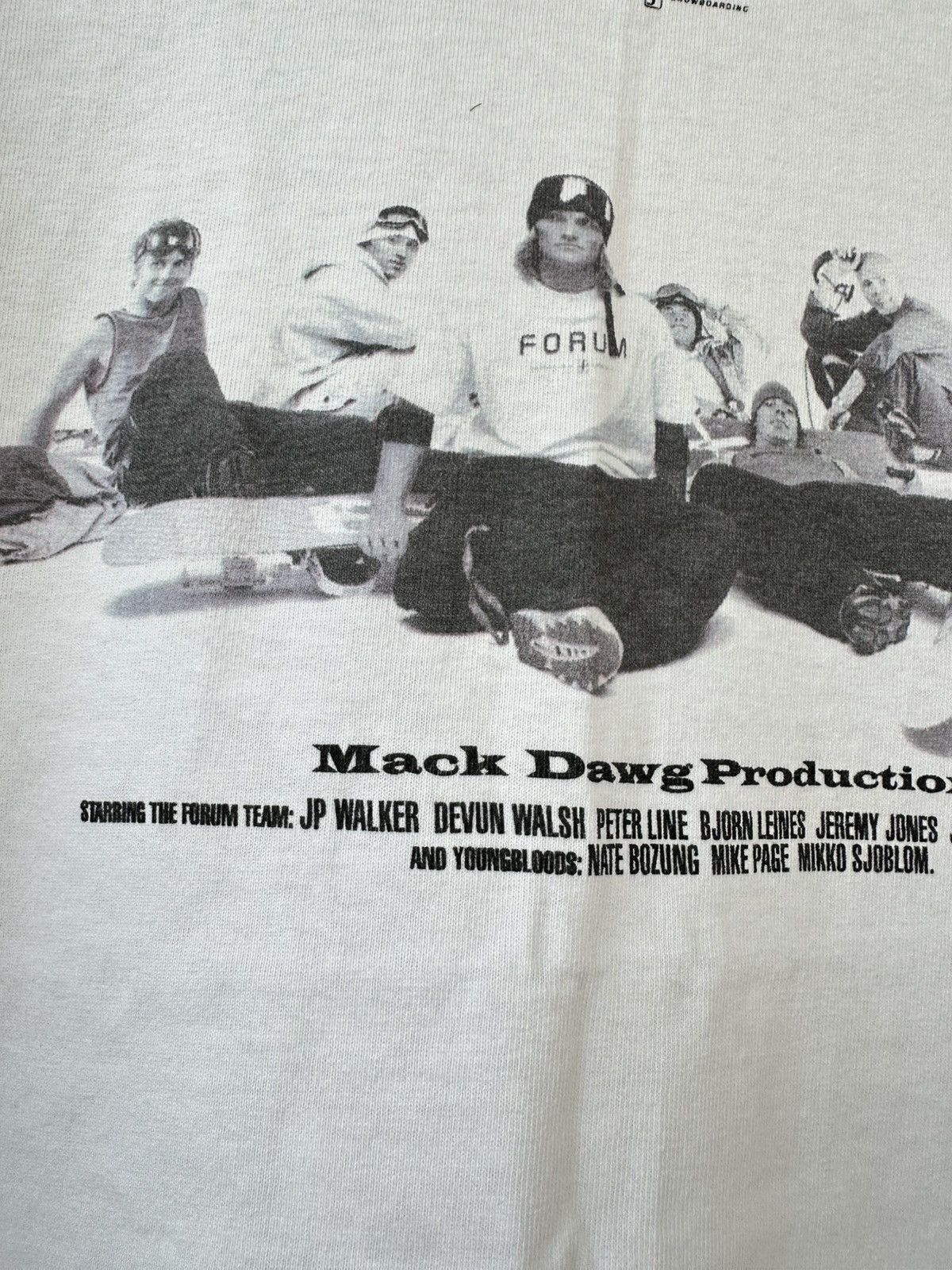 Vintage RARE Vintage True Life Forum Snowboarding By Mack Dawg Tee Size US M / EU 48-50 / 2 - 5 Thumbnail