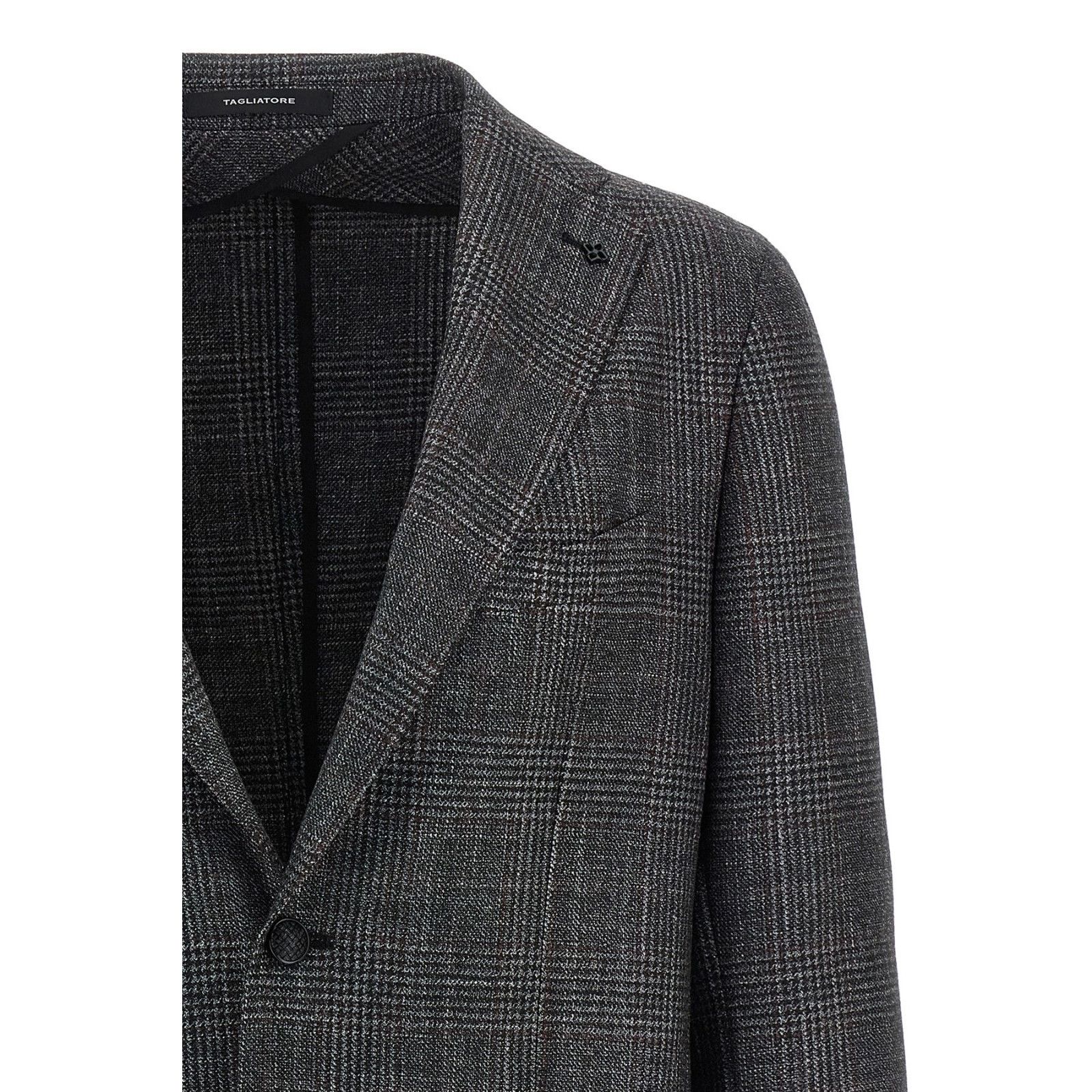 Tagliatore TAGLIATORE Gray Check Patterned Wool Blazer New & Authentic Size US M / EU 48-50 / 2 - 3 Thumbnail