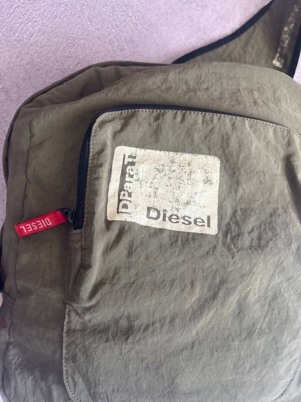 Japanese Brand Diesel faded vintage distressed sling bag Size ONE SIZE - 6 Thumbnail