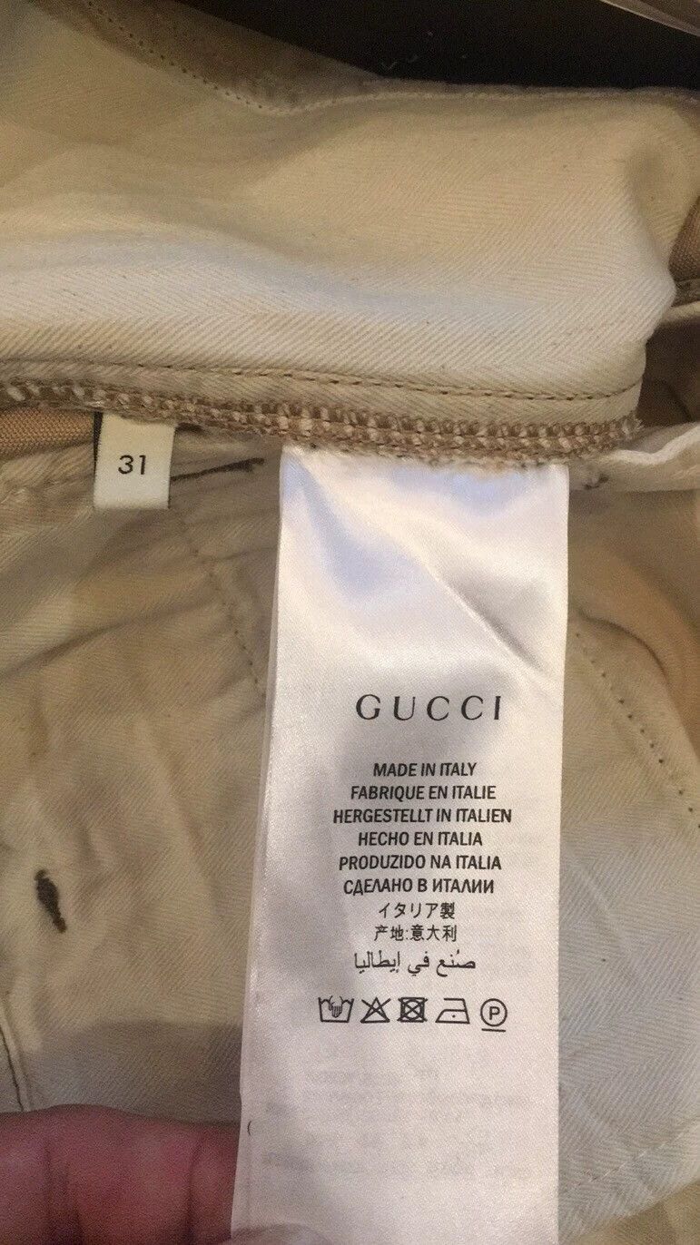 Gucci Gucci Zoo Print Cropped Jeans Size 31 Size US 31 - 8 Thumbnail