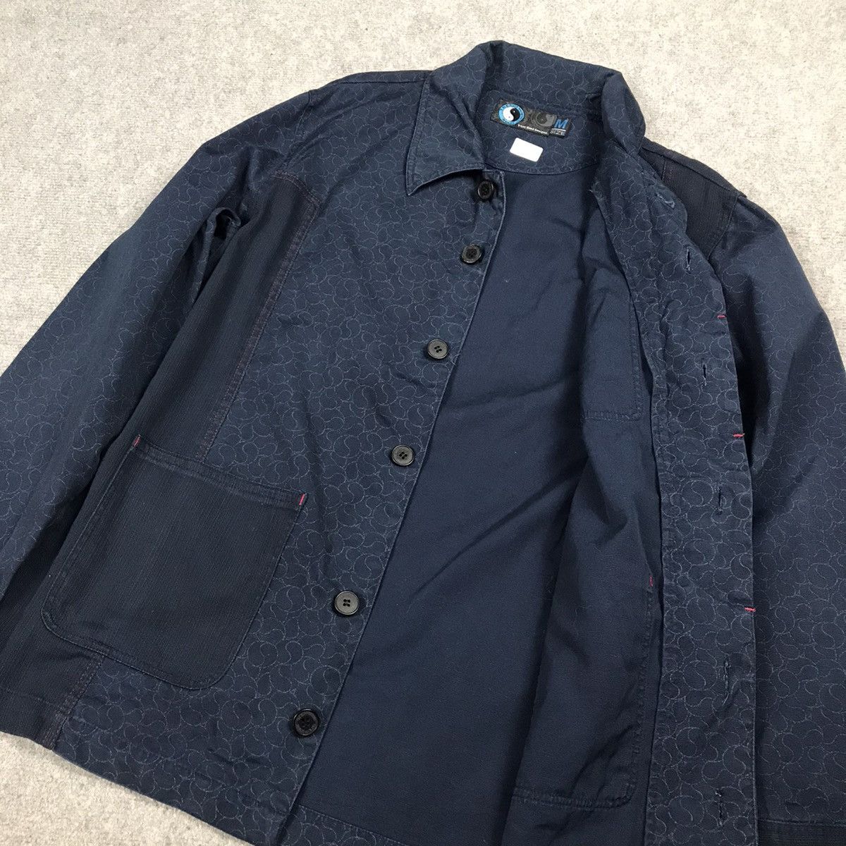 Indigo × Japanese Brand T&C SURF DESIGNS HAWAII INDIGO PATCHWORK BUTTON JACKET Size US M / EU 48-50 / 2 - 12 Thumbnail