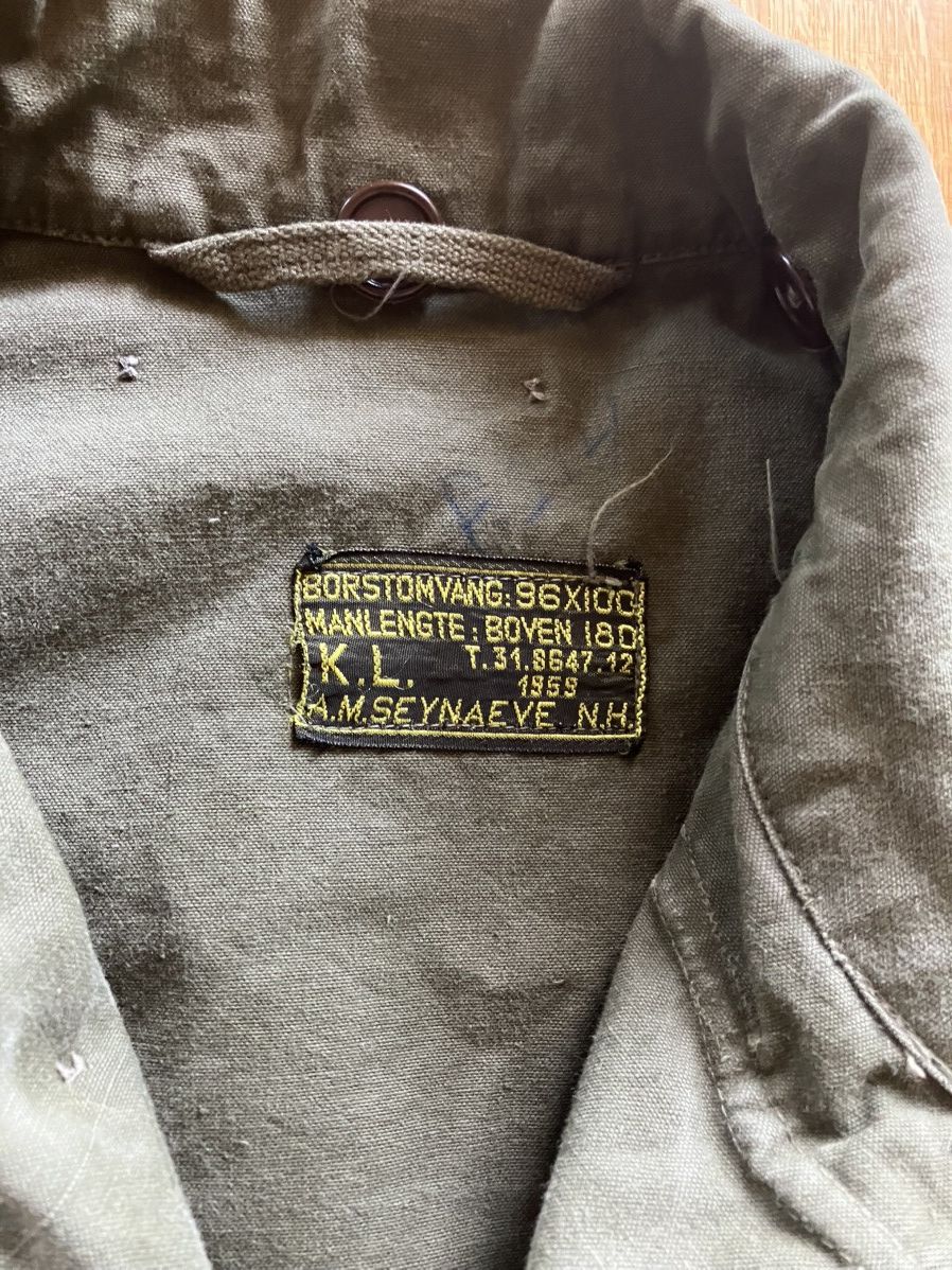 Vintage 1950s army field jacket Size US L / EU 52-54 / 3 - 3 Thumbnail
