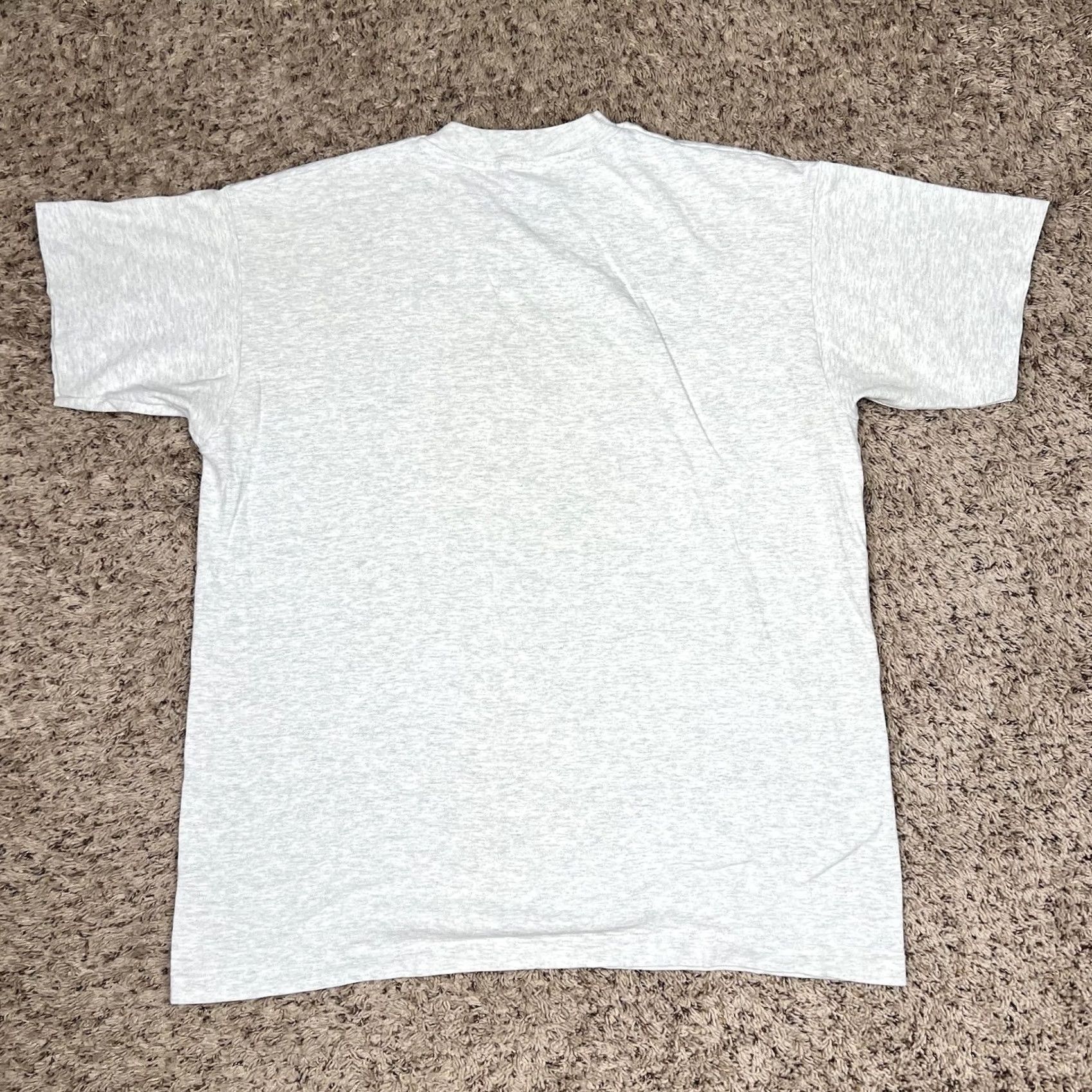 Fruit Of The Loom VINTAGE 90s Graphic Tee T-Shirt Armchair Philosopher XL Made USA Nike Size US XL / EU 56 / 4 - 3 Thumbnail