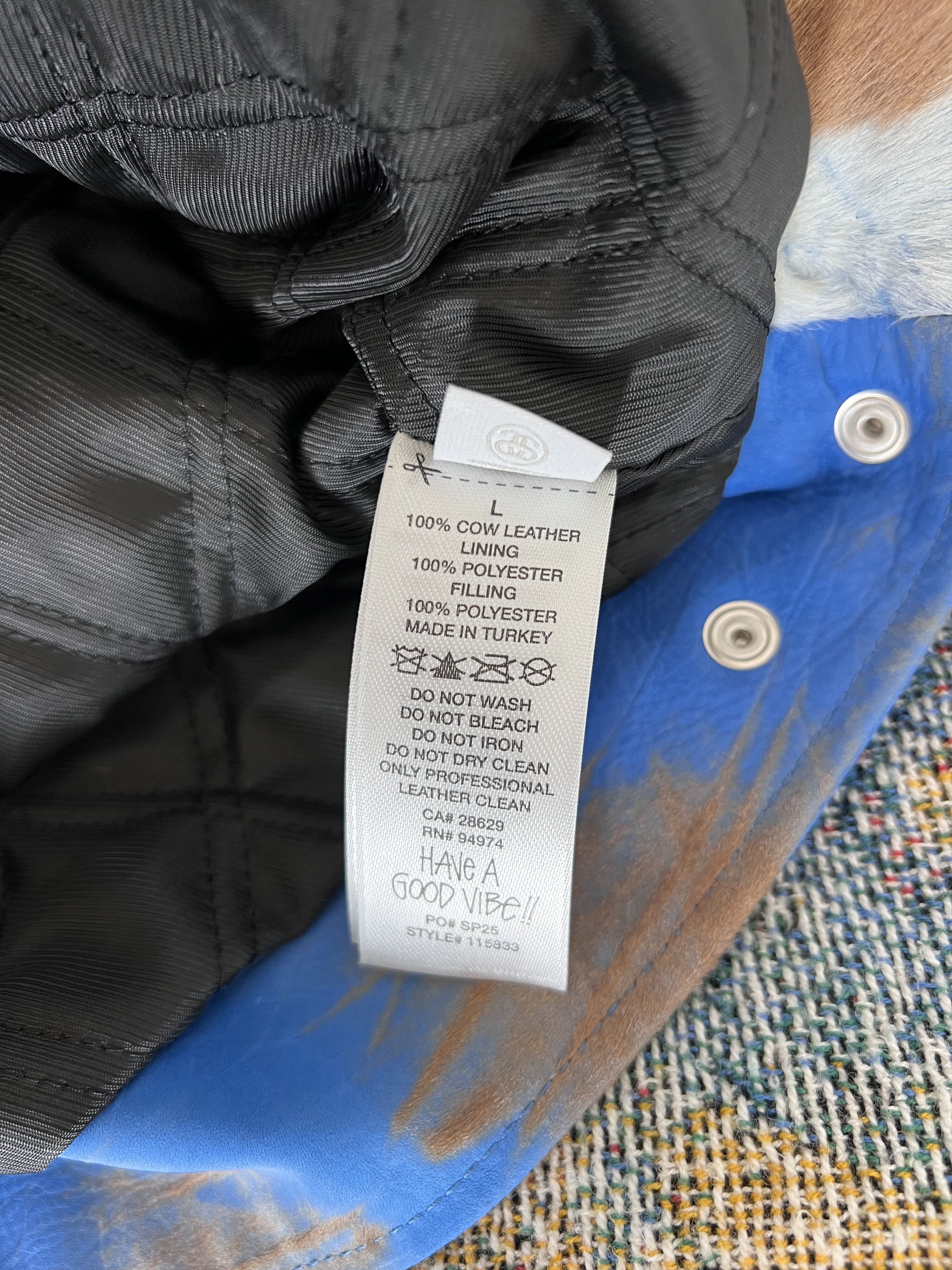 Stussy Stussy Garage Jacket in Blue Ponyhair Size US L / EU 52-54 / 3 - 10 Thumbnail