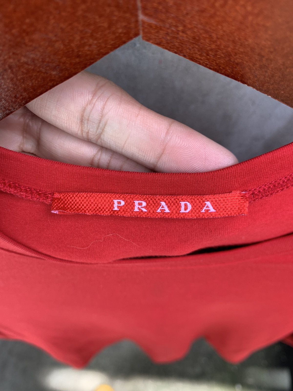 Prada Red Tab Sweater Size XS / US 0-2 / IT 36-38 - 6 Thumbnail