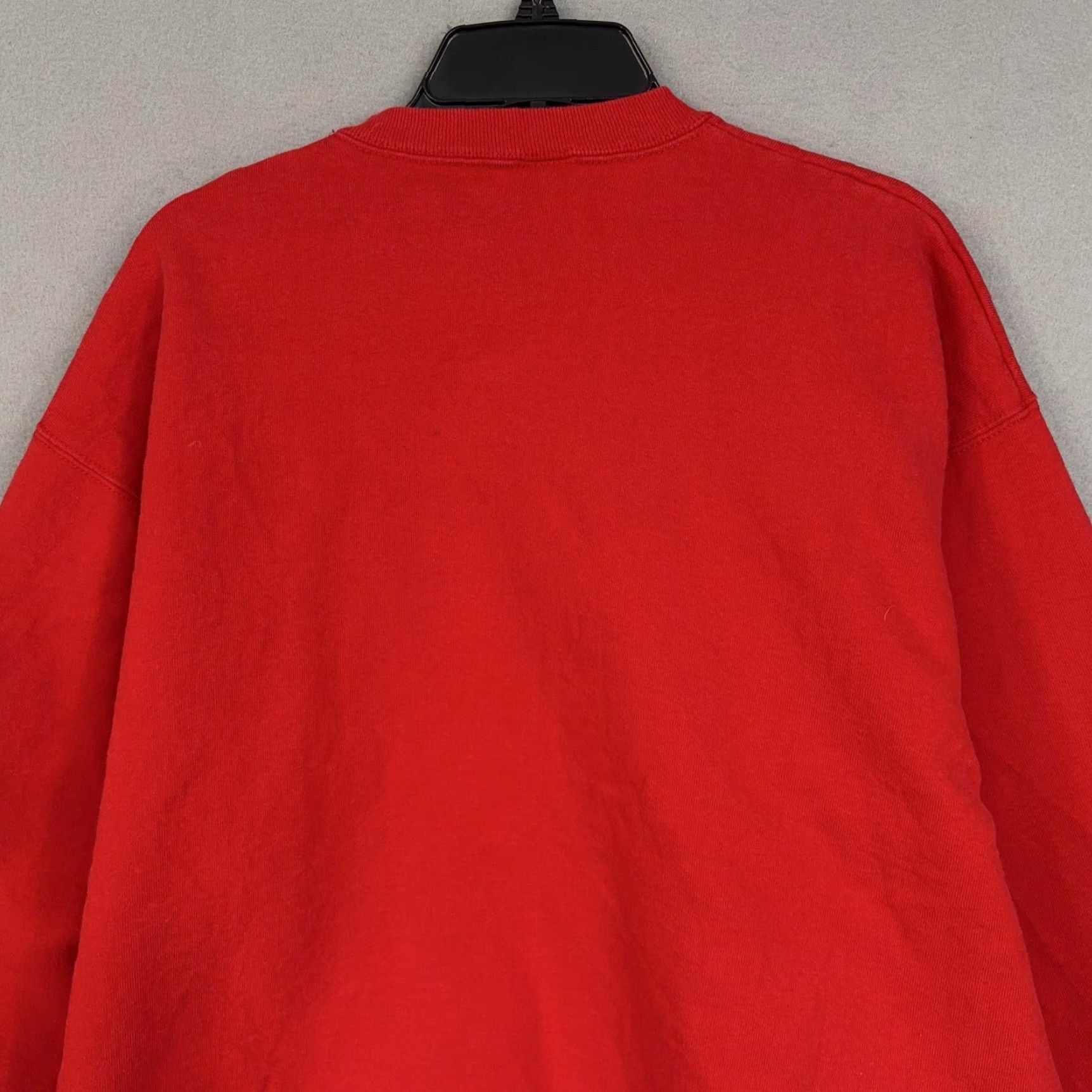 Fruit Of The Loom VINTAGE Fruit of the Loom Sweatshirt Mens XL Red Tigress Woods Graphic 90s Funny Sports Parody USA Size US XL / EU 56 / 4 - 7 Thumbnail