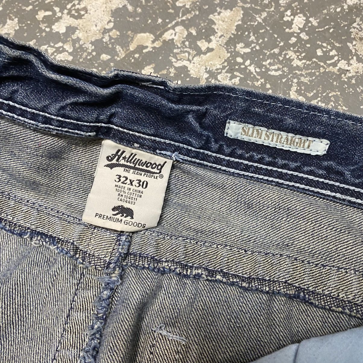 Blue Gear × Vintage Vintage Hollywood Y2K Embroidered Denim Jean Size US 34 / EU 50 - 7 Thumbnail