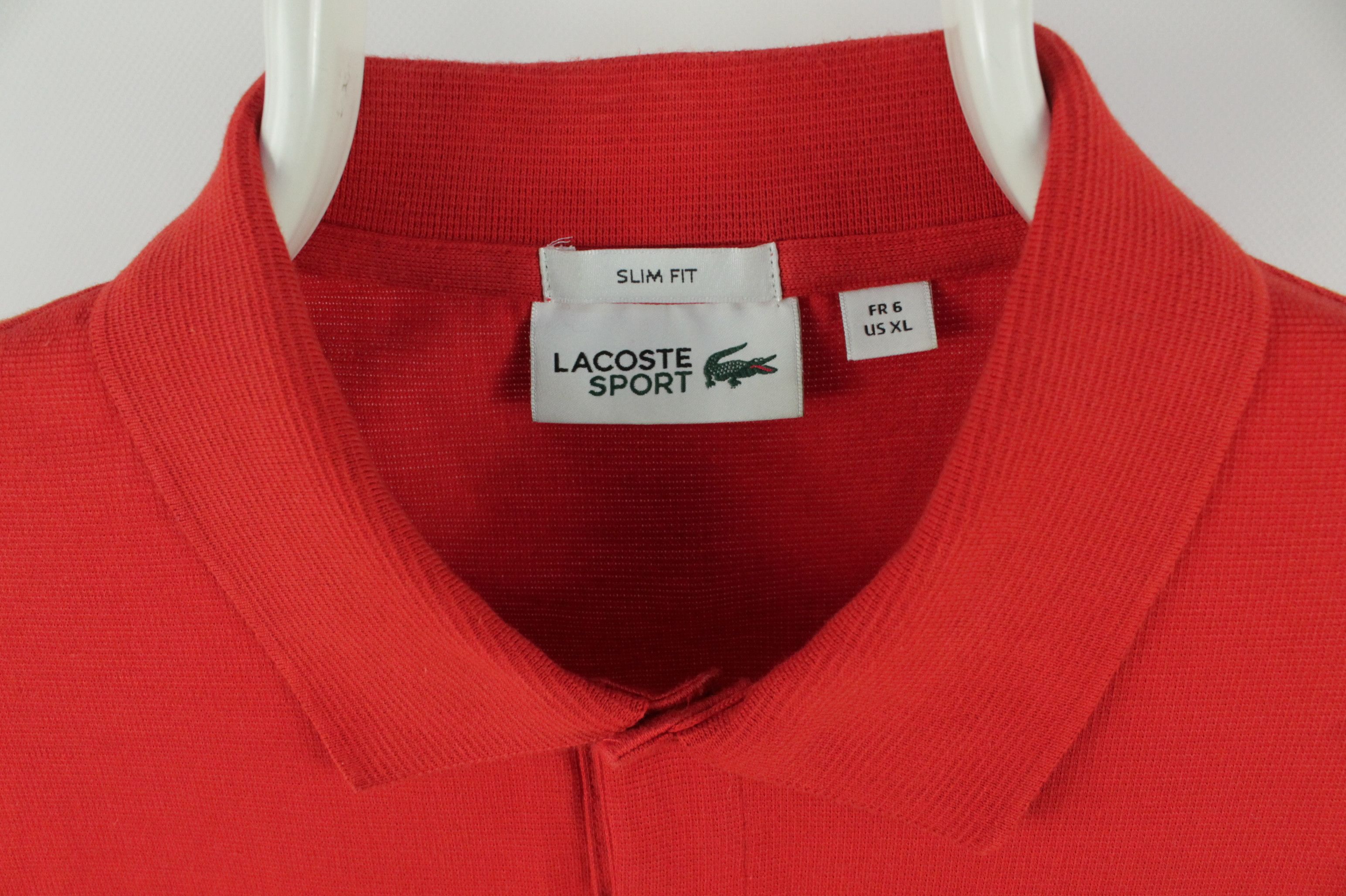 Lacoste Lacoste Sport Slim Fit Red Polo Shirt Men's Size US XL / EU 56 / 4 - 3 Thumbnail