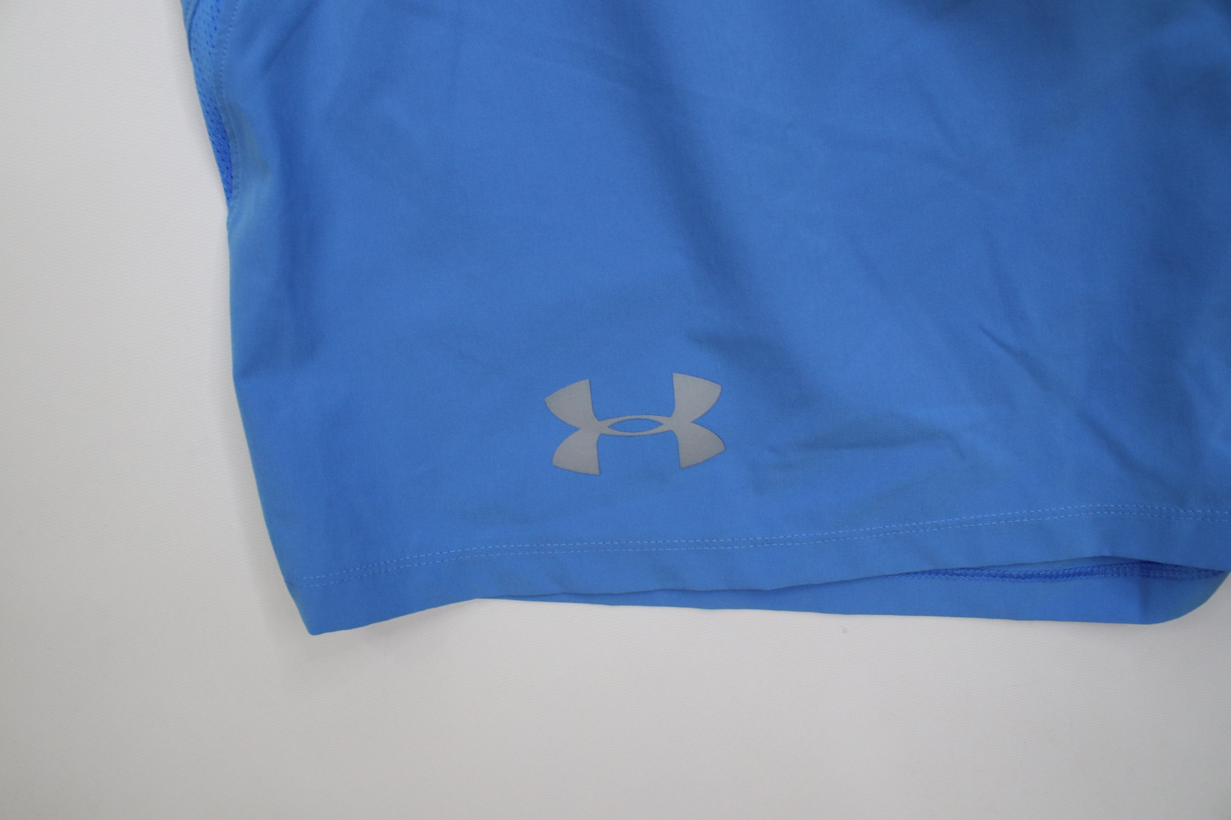 Under Armour Under Armour Run Lined Above Knee Gym Running Shorts Blue Size US 42 / EU 58 - 6 Thumbnail