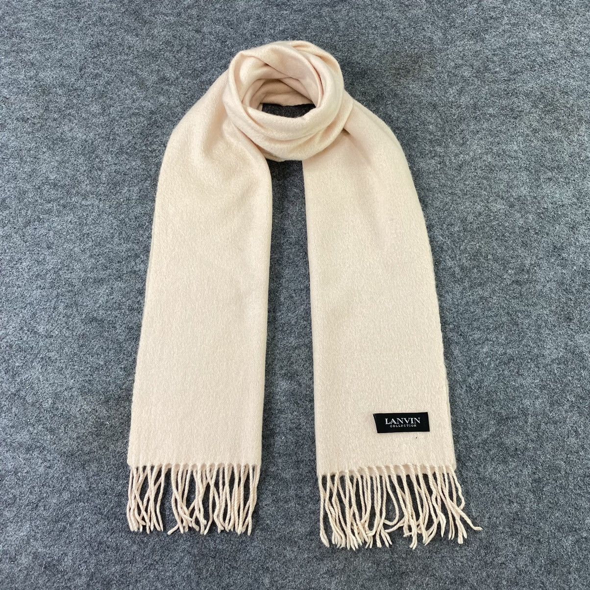 Lanvin × Vintage Lanvin Muffler / Scarf / Neckwear-K061 Size ONE SIZE - 1 Thumbnail