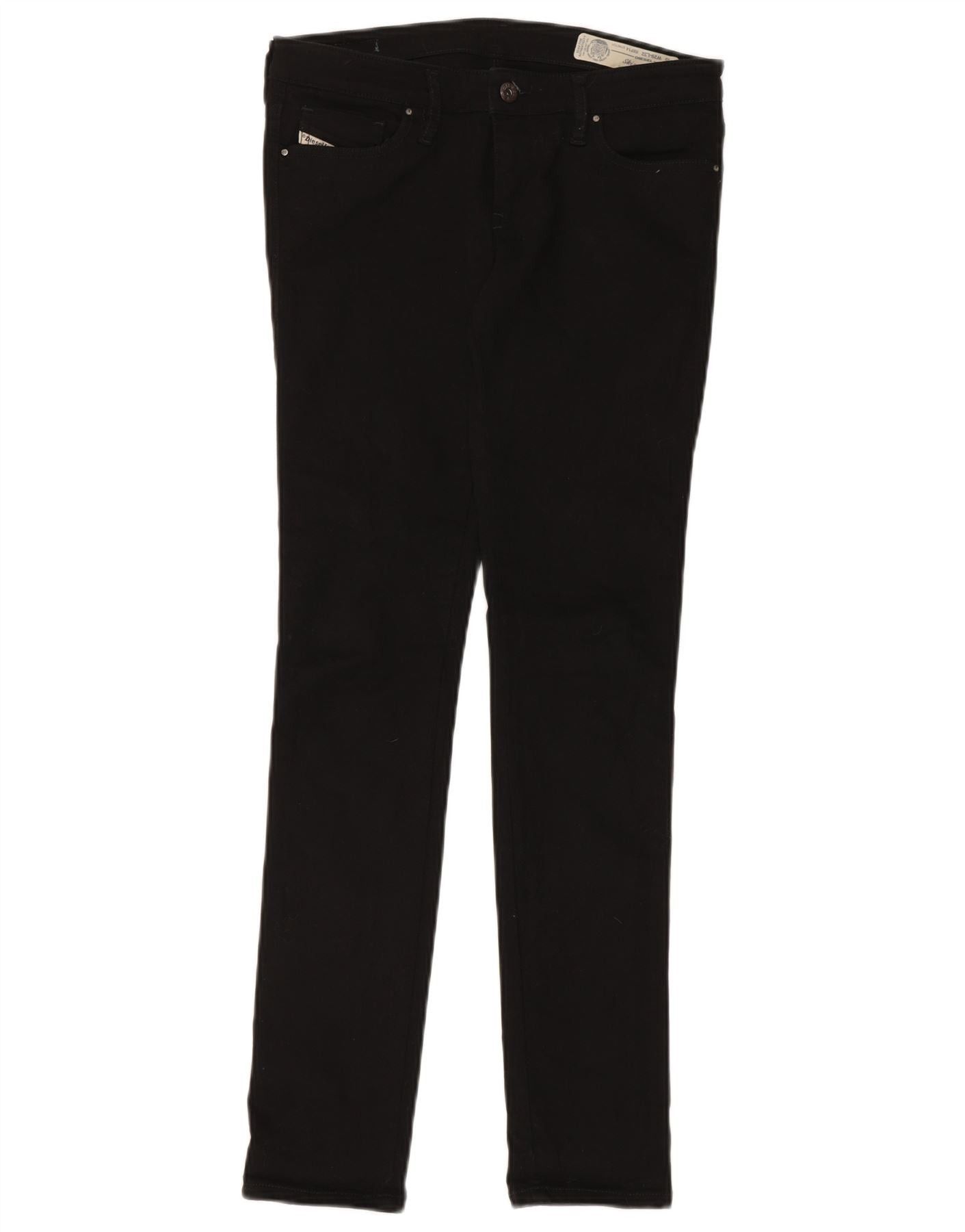 Diesel Womens Skinzee-Low Low Waist Super Slim Skinny Jeans W29 L32 Size 29" - 1 Thumbnail