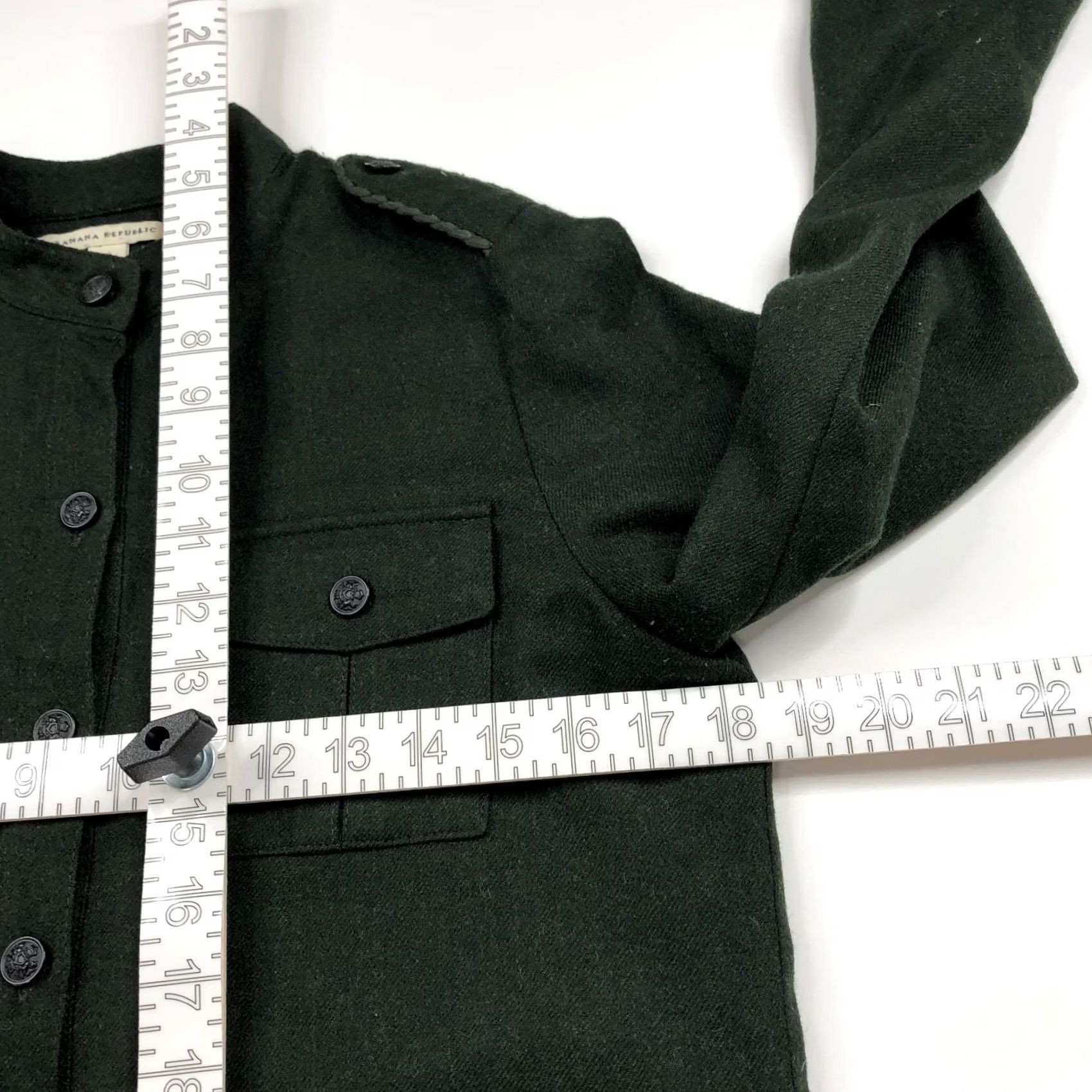 Banana Republic Banana Republic 8 Wool Sheath Mini Above Knee Dress Dark Green MINT Dress Size M / US 6-8 / IT 42-44 - 7 Thumbnail