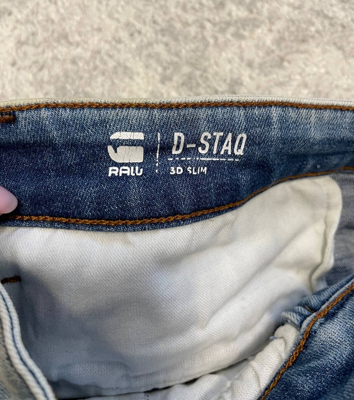 G-Star G-Star RAW Men’s 3D-Slim Skinny Jeans Light Wash Denim Size US 30 / EU 46 - 11 Thumbnail