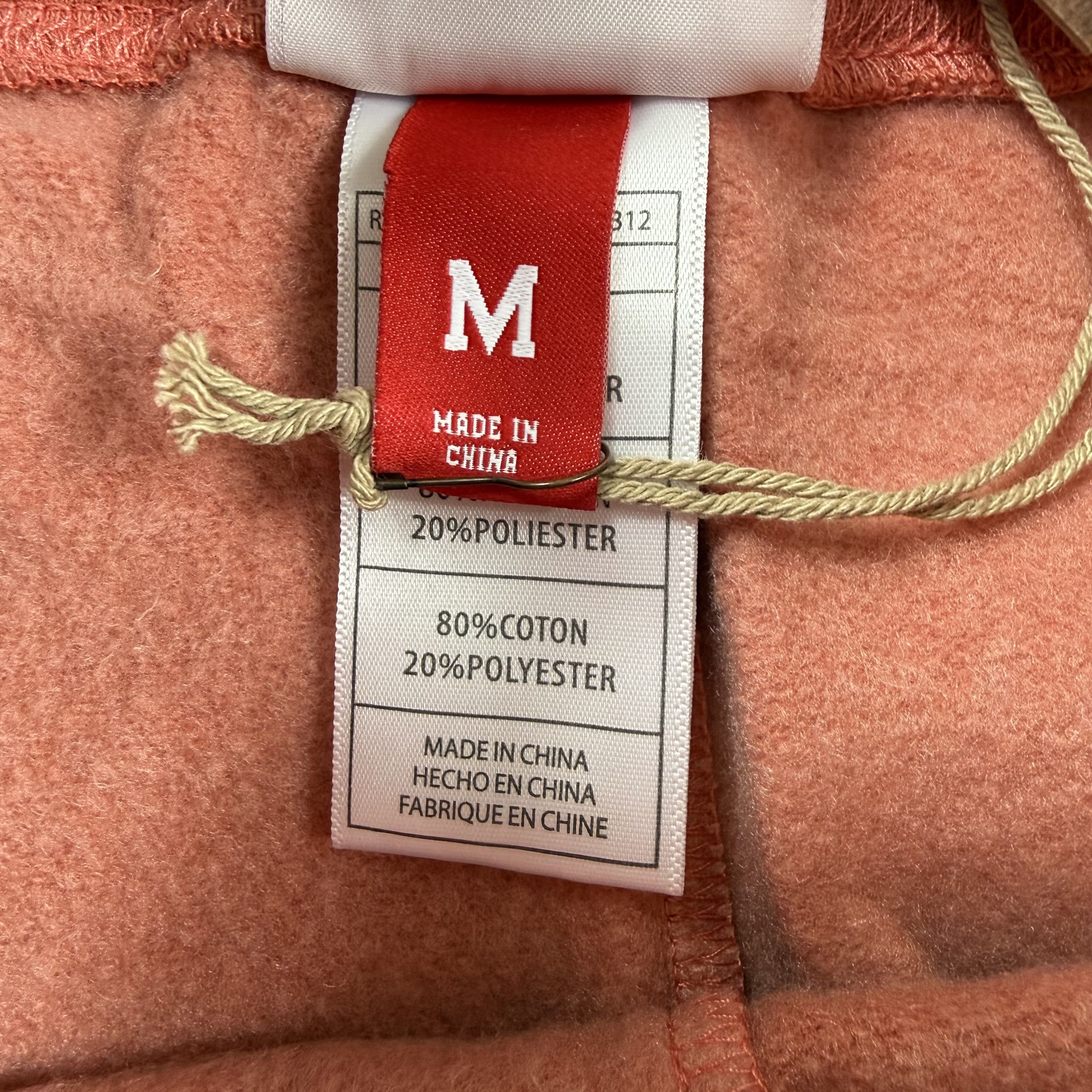 Mitchell & Ness Mitchell & Ness Fleece Shorts Rust Terracotta Drawstring Size 29" - 4 Thumbnail