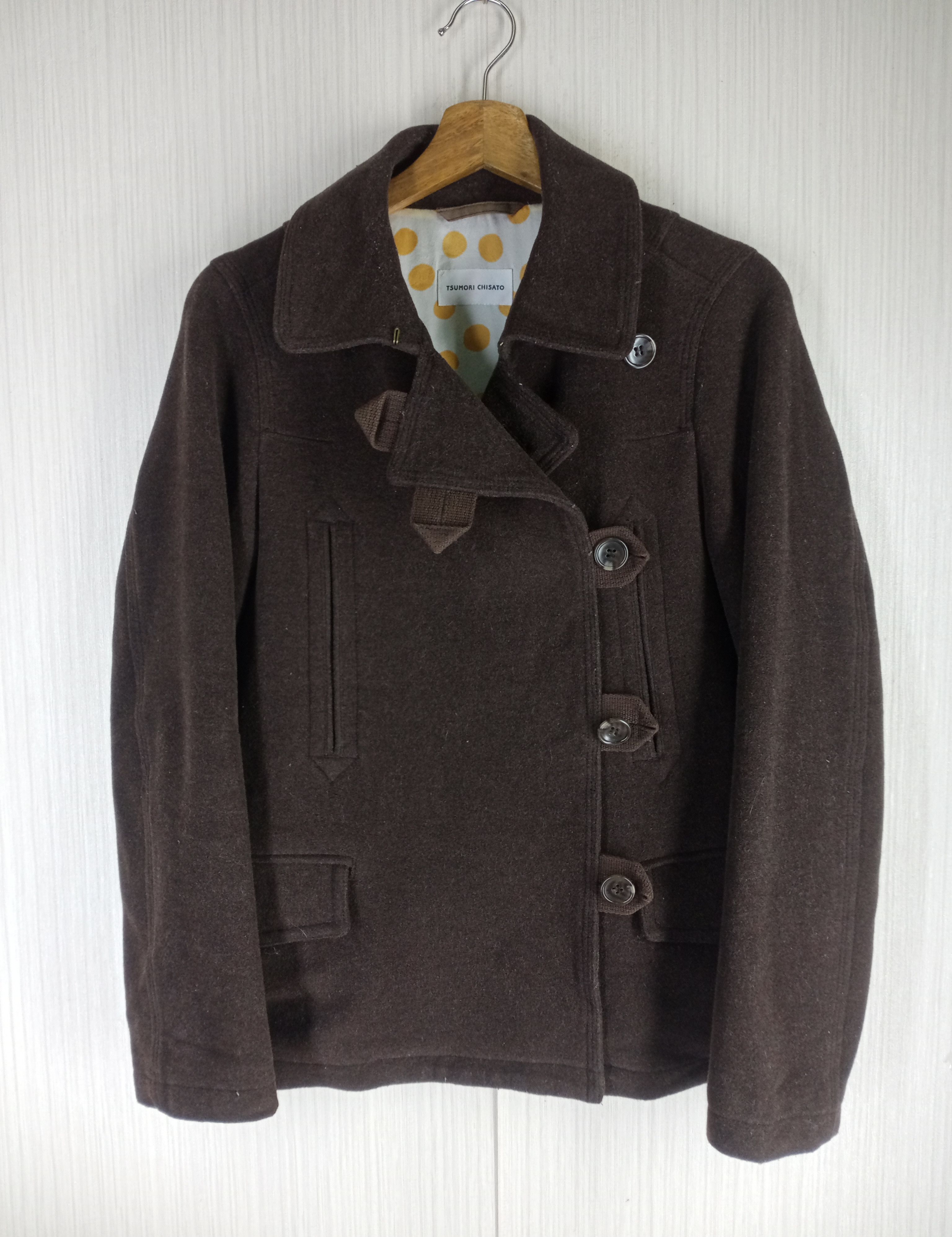 Tsumori Chisato Rare Vintage Issey Miyake Tsumori Chisato Wool Coat Jacket Size US M / EU 48-50 / 2 - 1 Thumbnail