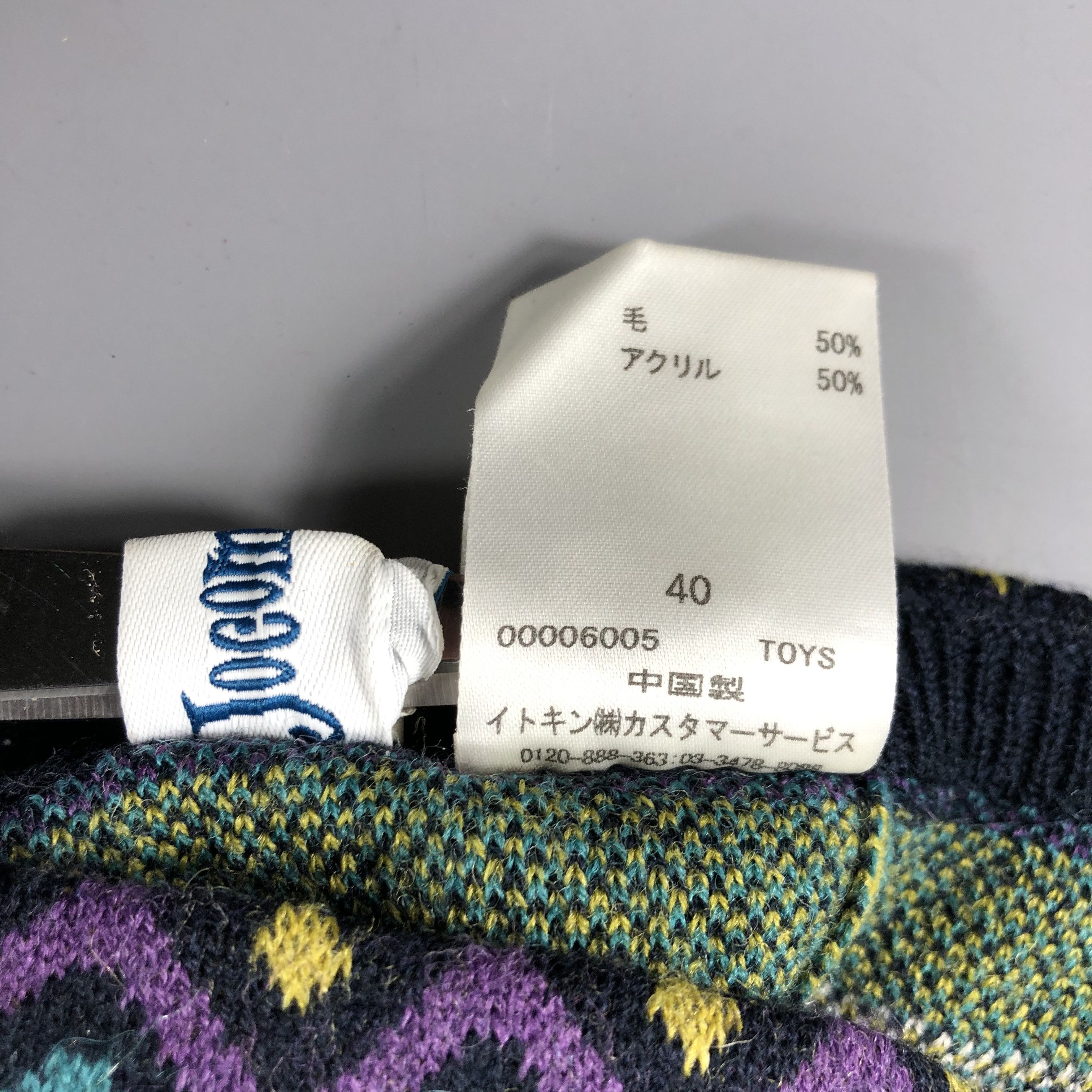 Vintage Jochomola Multiclor Beanie Snow Hat Snow Cap -D1257 Size ONE SIZE - 5 Thumbnail
