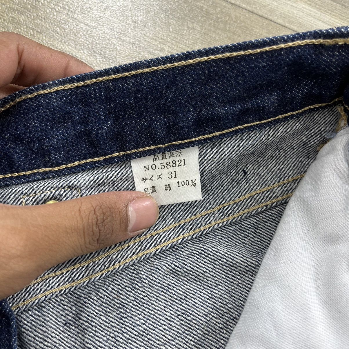 Evisu × Japanese Brand Y2K Japanese Brand Like Evisu Selvedge Buckle Back Jeans Size US 28 / EU 44 - 8 Thumbnail