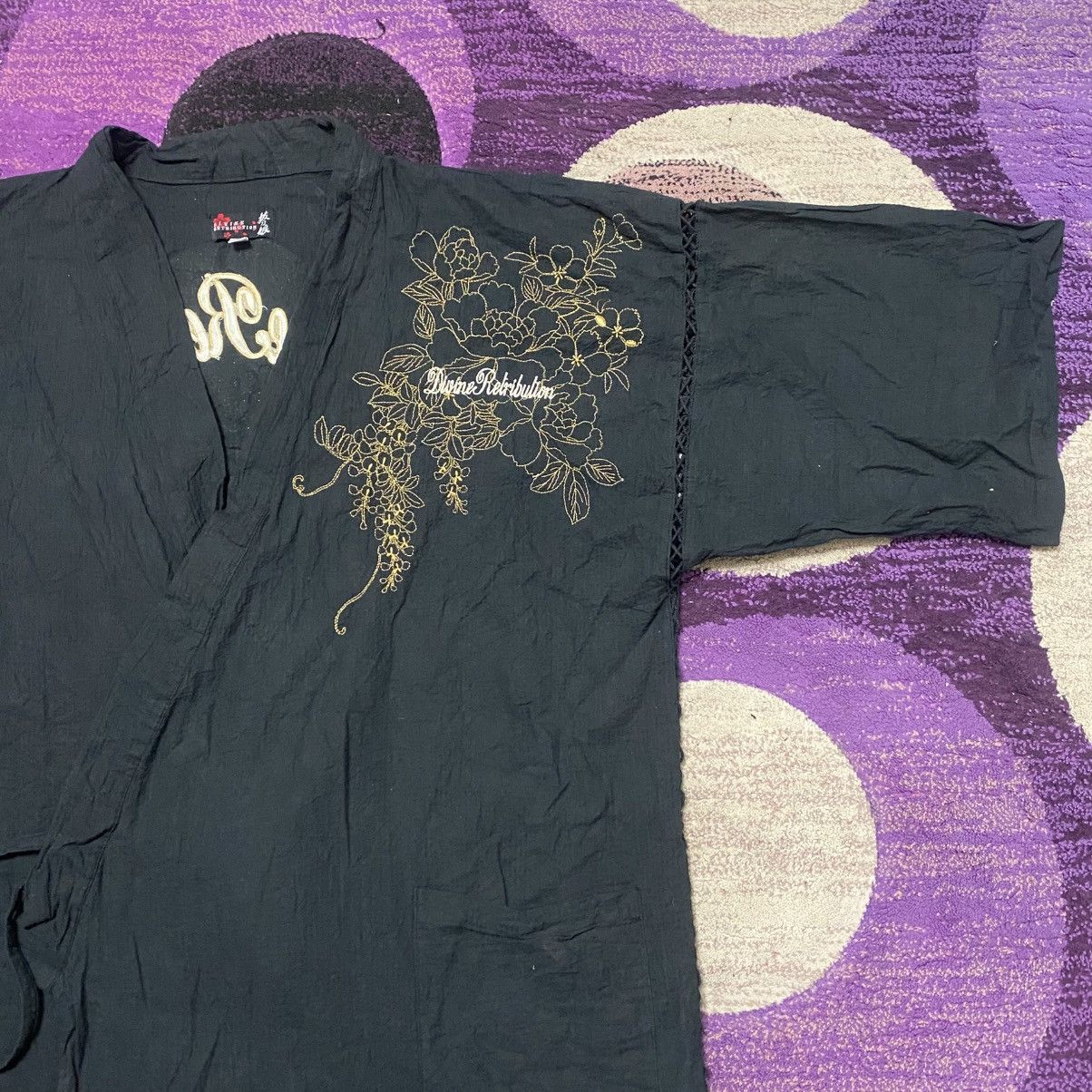 Japanese Brand × Komono × Vintage Vintage Kimono Japanese Divine Retribution Intoxication Size US XXL / EU 58 / 5 - 2 Thumbnail