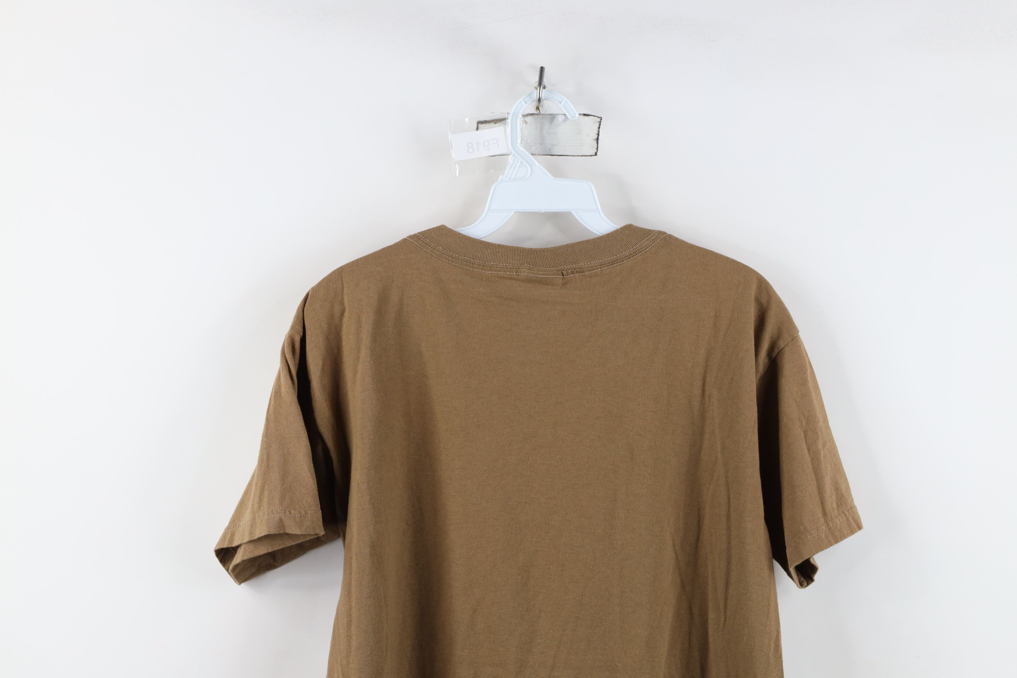 Vintage Vintage 90s Streetwear Blank Short Sleeve T-Shirt Cotton USA Size US L / EU 52-54 / 3 - 14 Thumbnail