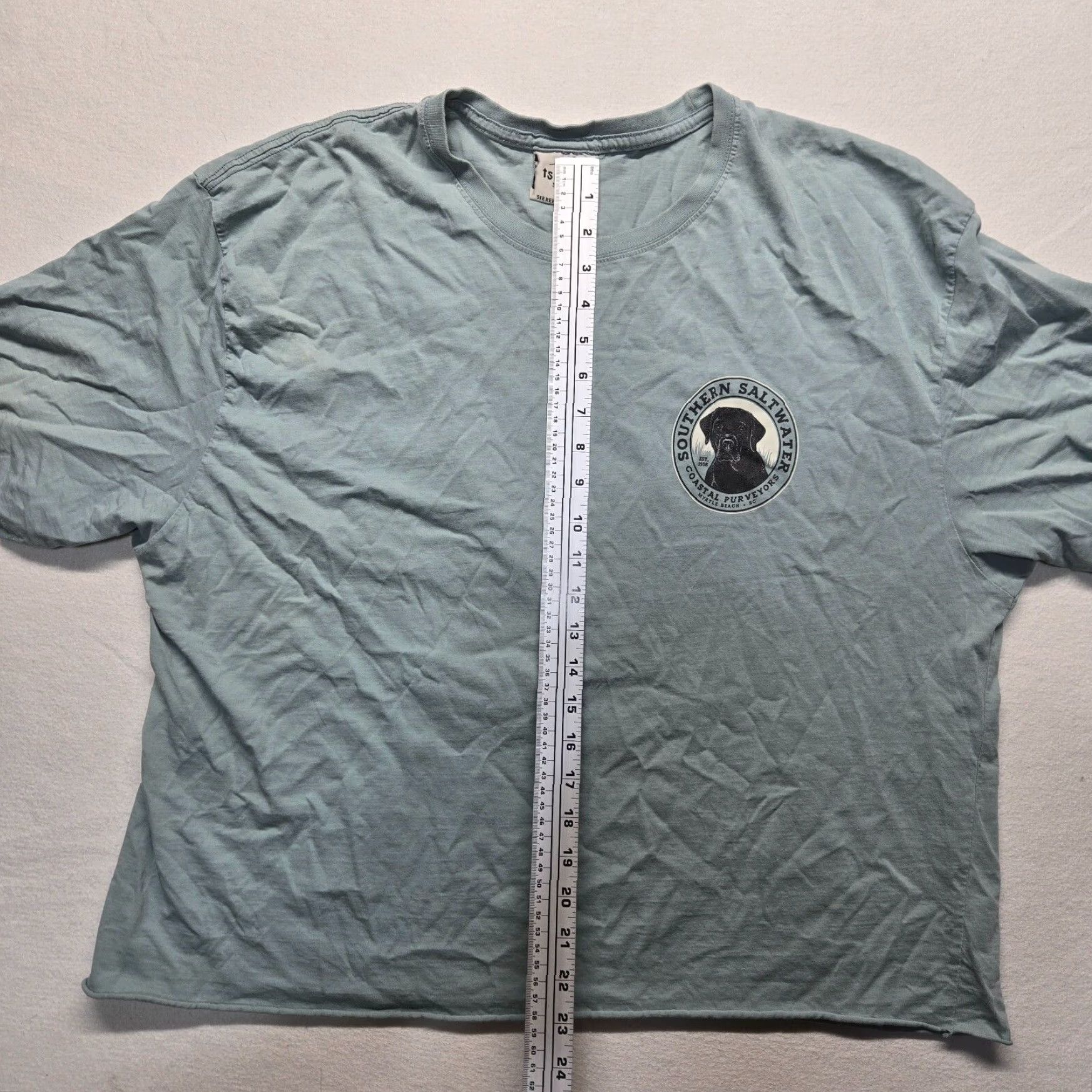 Vintage Coastal Outfitters Women's Blue Short Sleeve Cropped T-Shirt 3XL Size XXL / US 16-18 / IT 52-54 - 7 Thumbnail