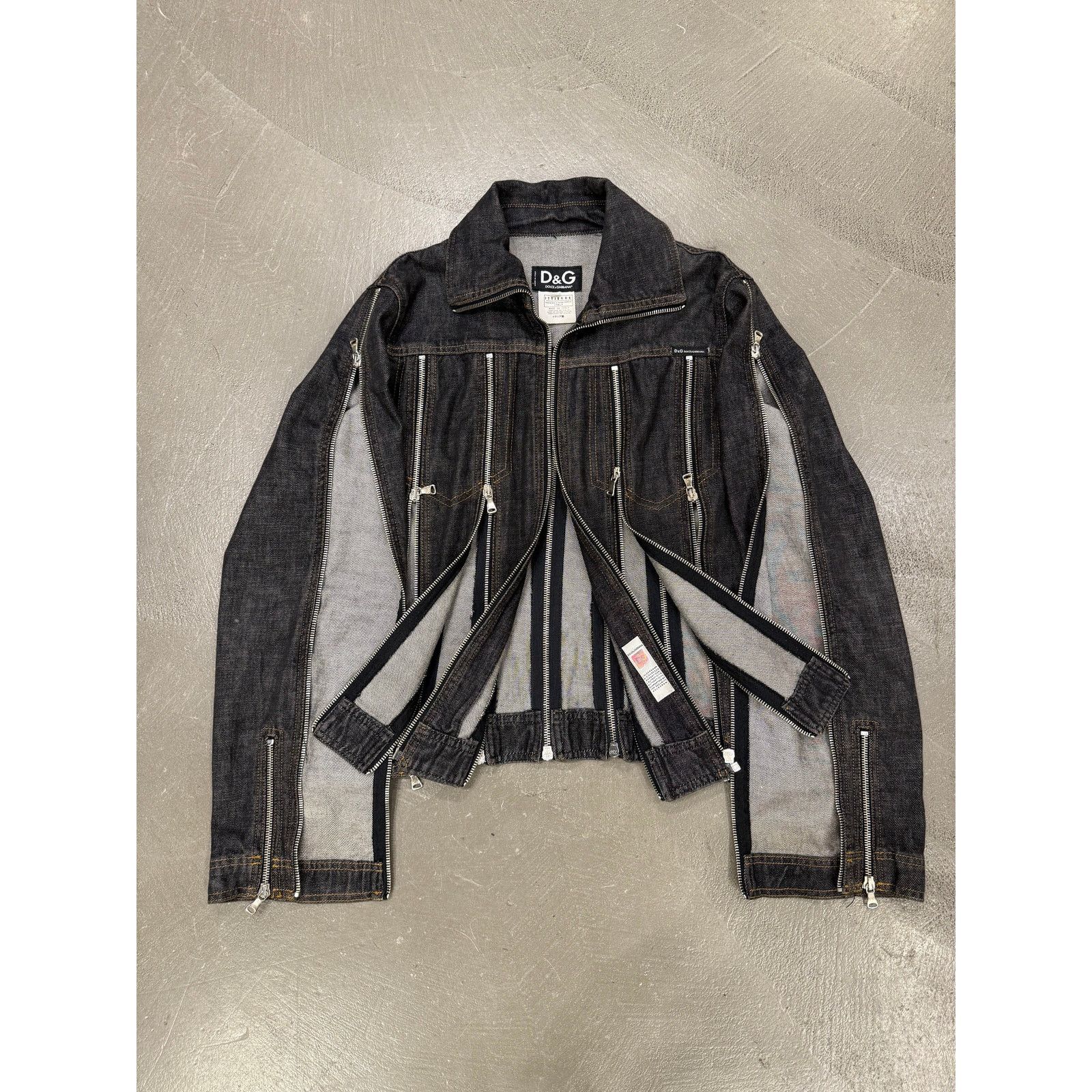 Dolce & Gabbana S/S2004 Dolce & Gabbana full zip denim jacket Size L / US 10 / IT 46 - 3 Thumbnail