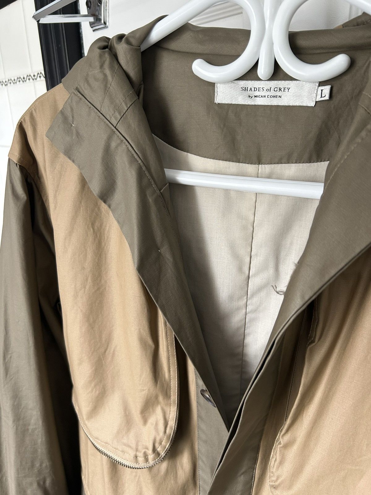 Shades of Grey rain parka