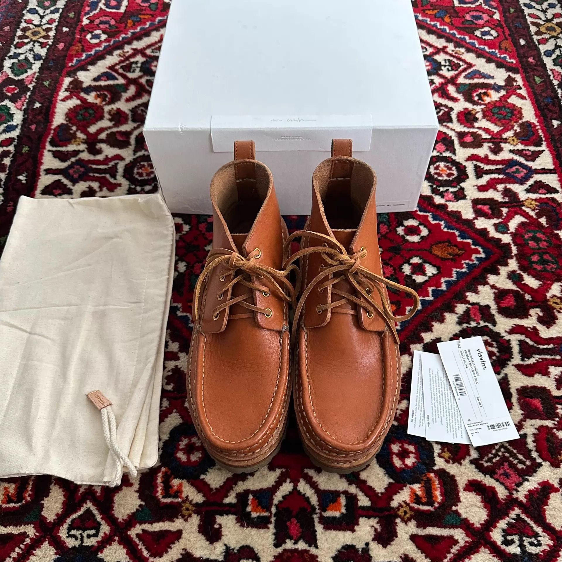 Visvim visvim 22aw kanawa moc mid-folk boots 9.5 Size US 9.5 / EU 42-43 - 1 Thumbnail