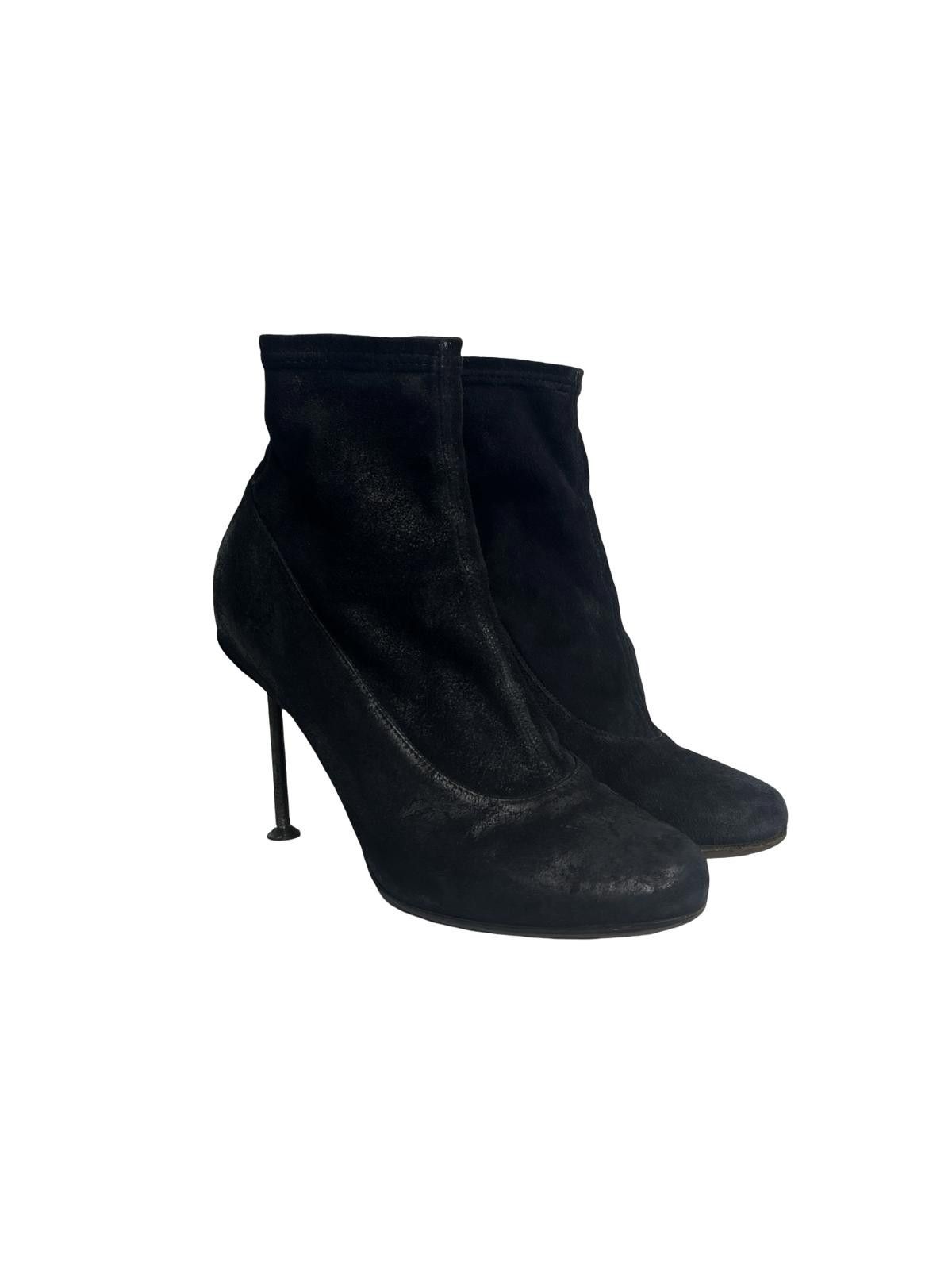 Maison Margiela Maison Margiela FW2008 Runway Nail Heel Suede Ankle Boots 37 Size US 7 / IT 37 - 1 Thumbnail