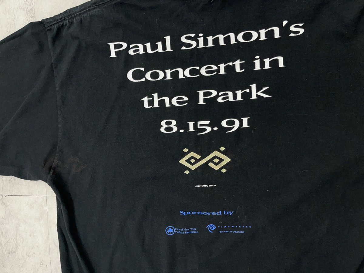 Paul Simon 1991 Concert Tee Jerzees XL Vintage USA